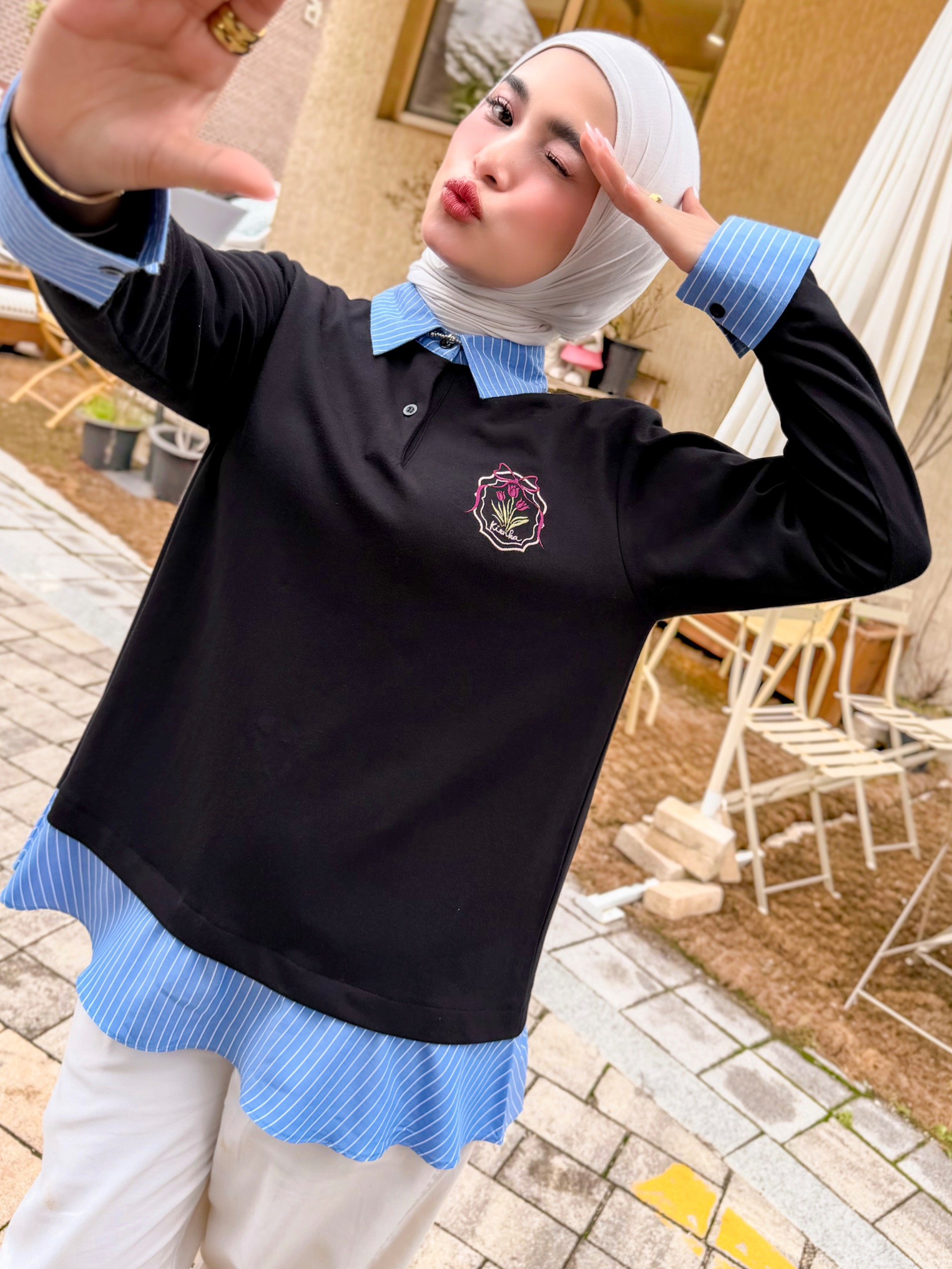 Ryuna Long Sleeve Onyx