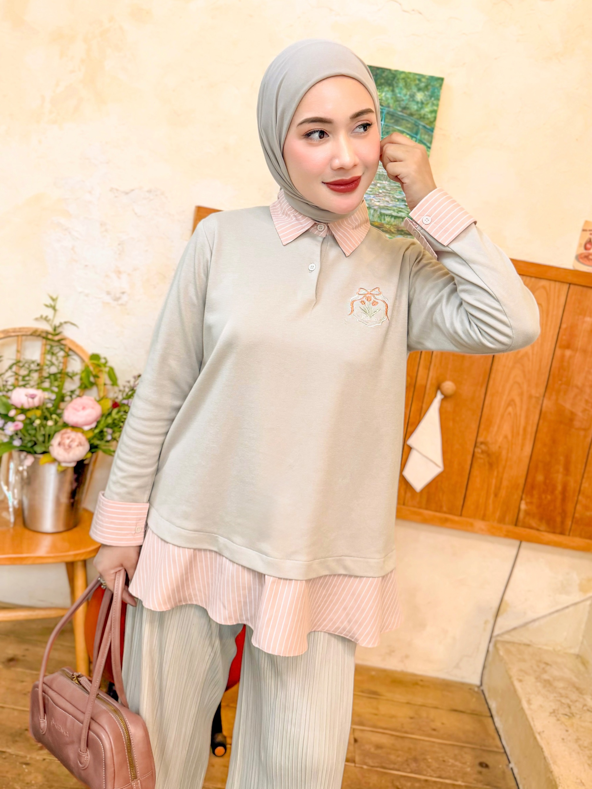 Ryuna Long Sleeve Pewter