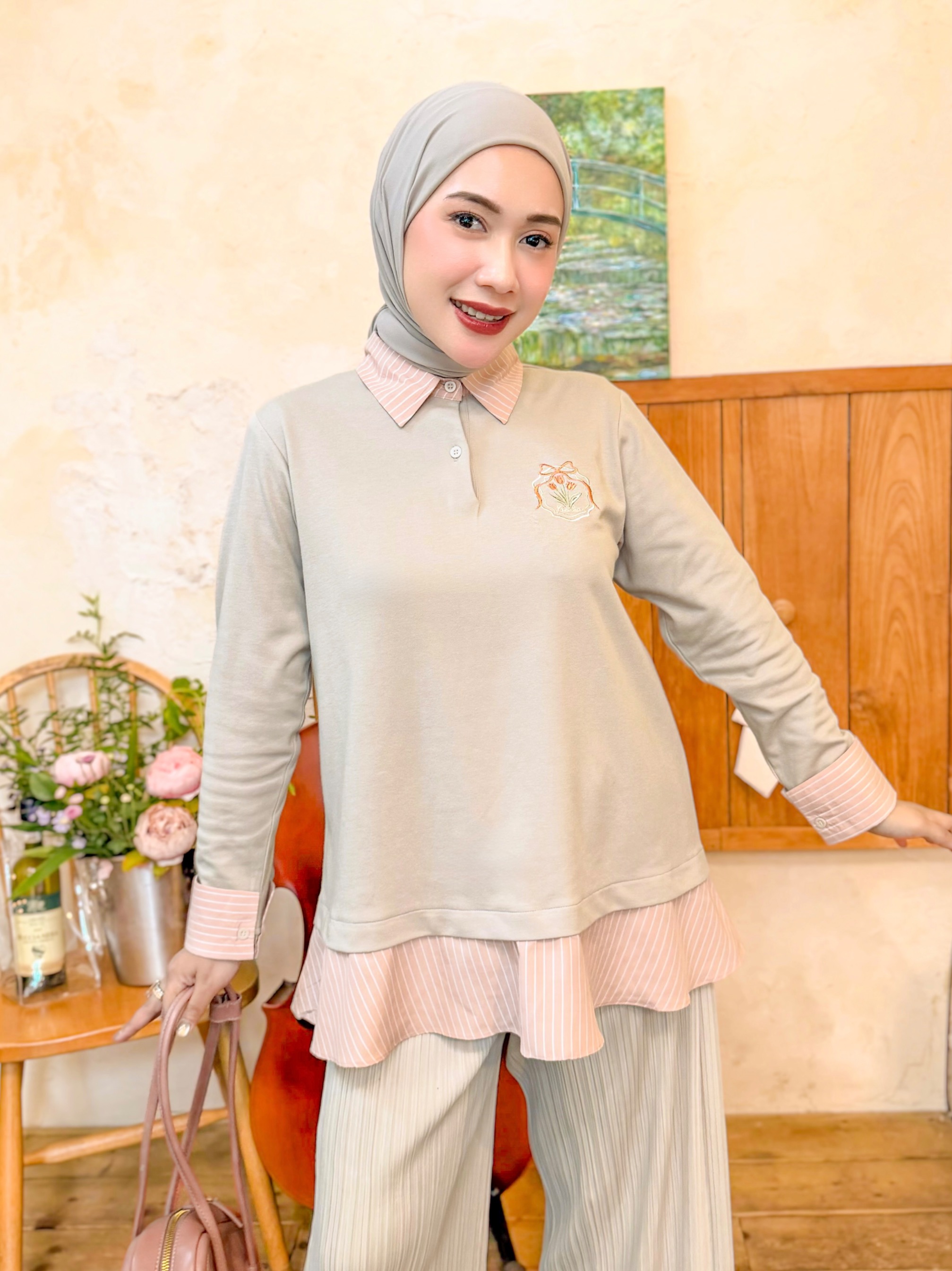 Ryuna Long Sleeve Pewter