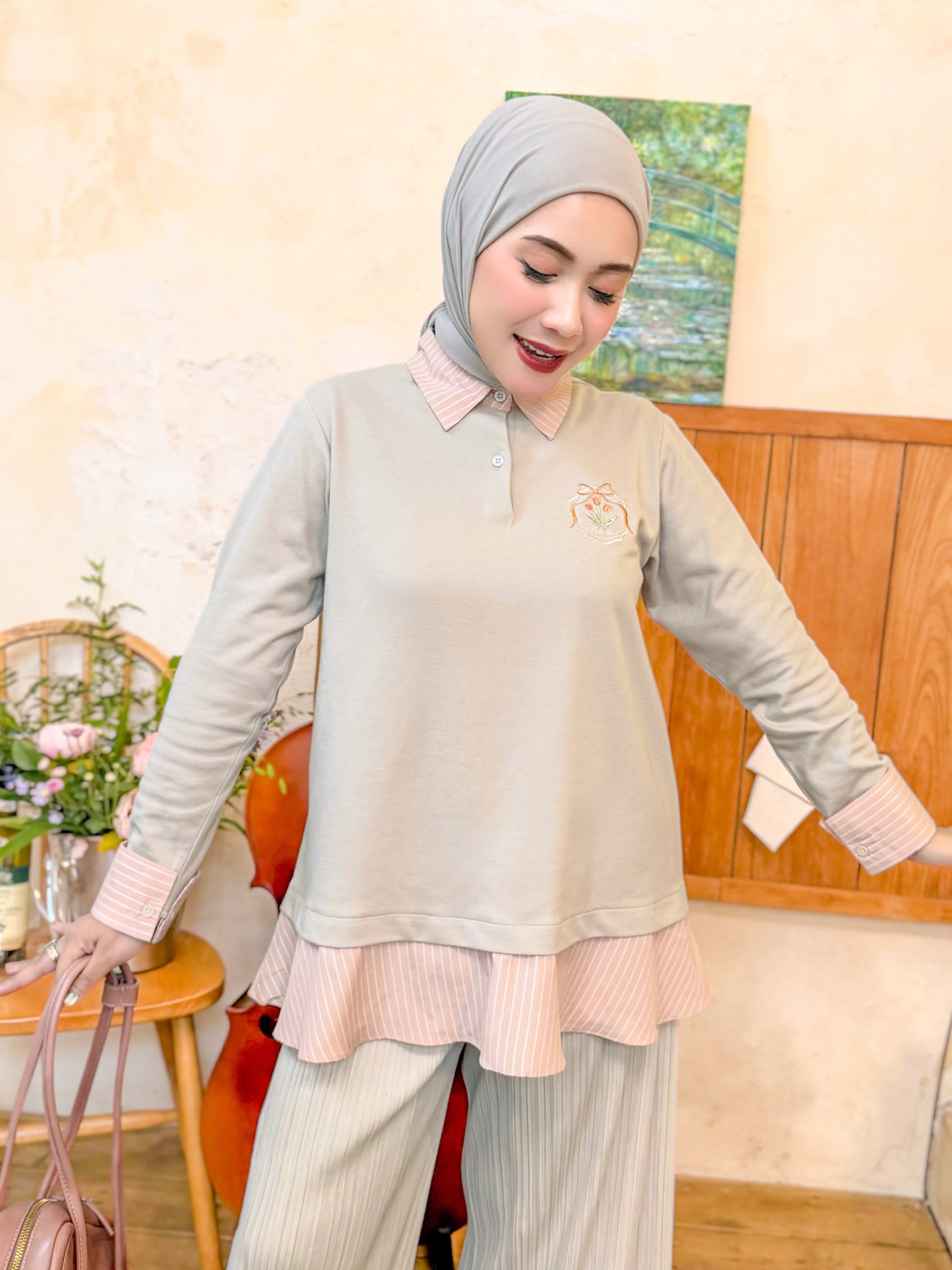 Ryuna Long Sleeve Pewter