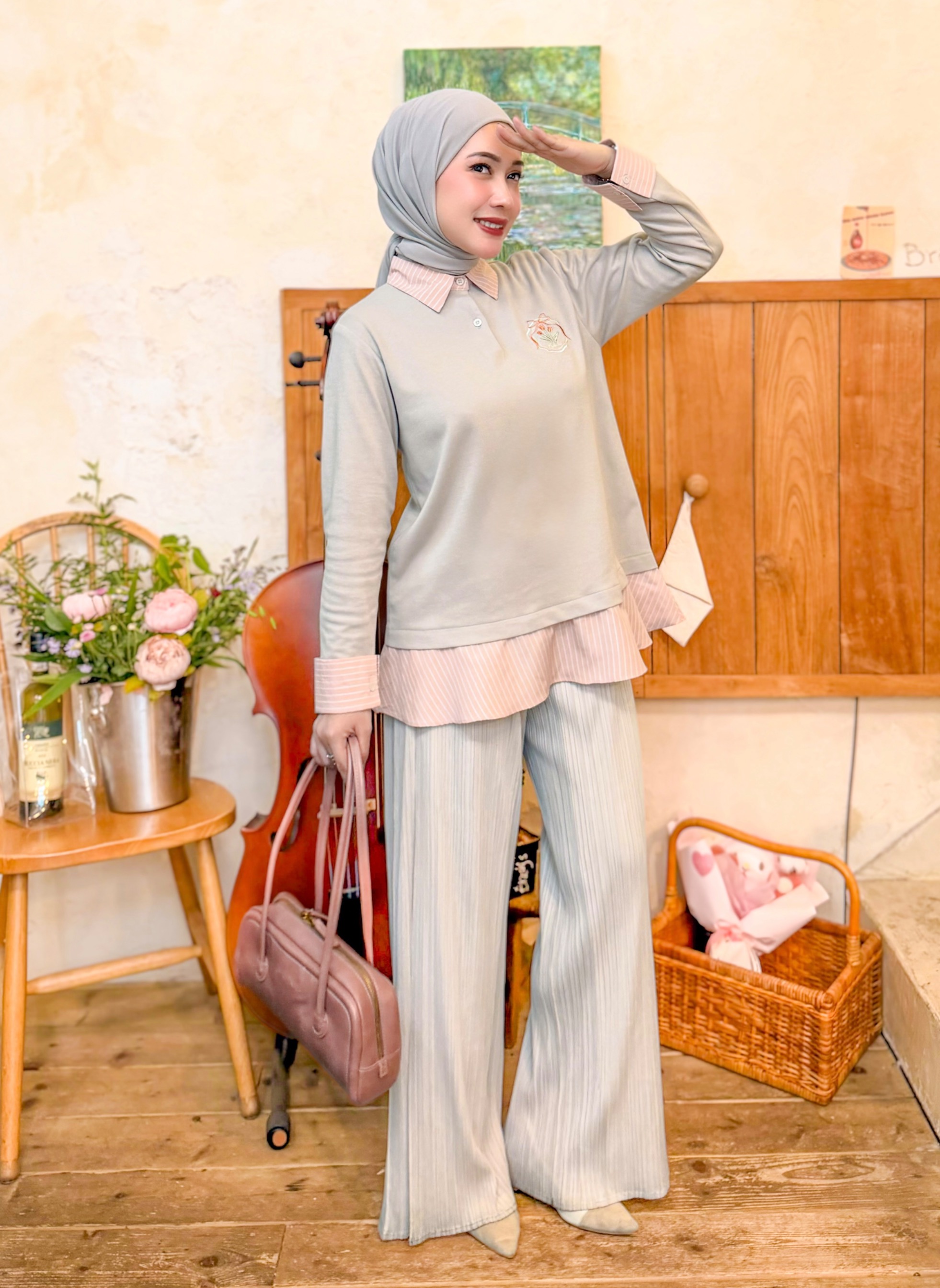 Ryuna Long Sleeve Pewter