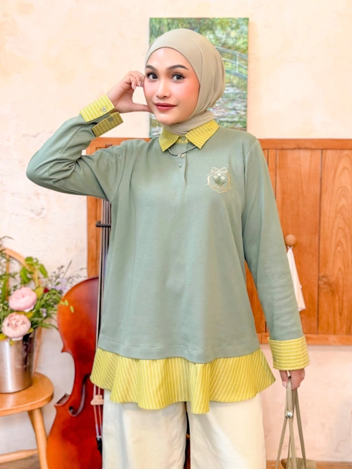 Ryuna Long Sleeve Pistachio