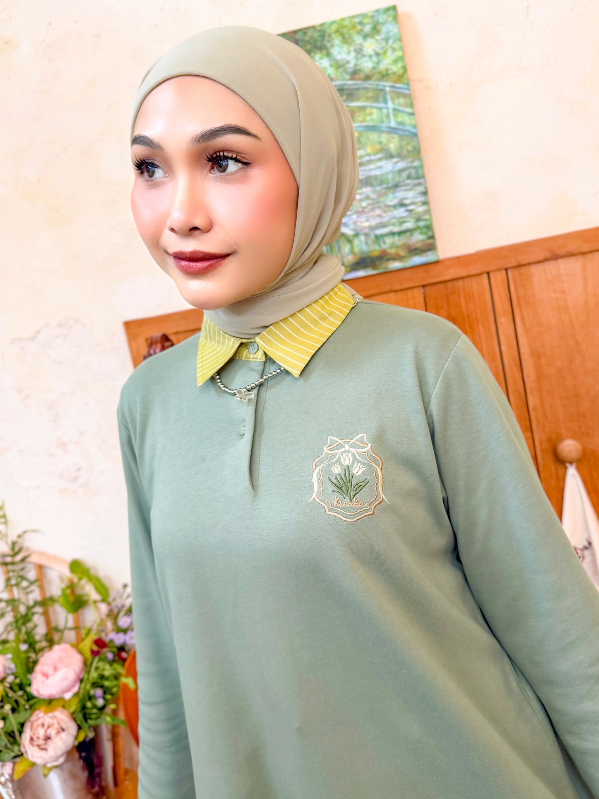Ryuna Long Sleeve Pistachio