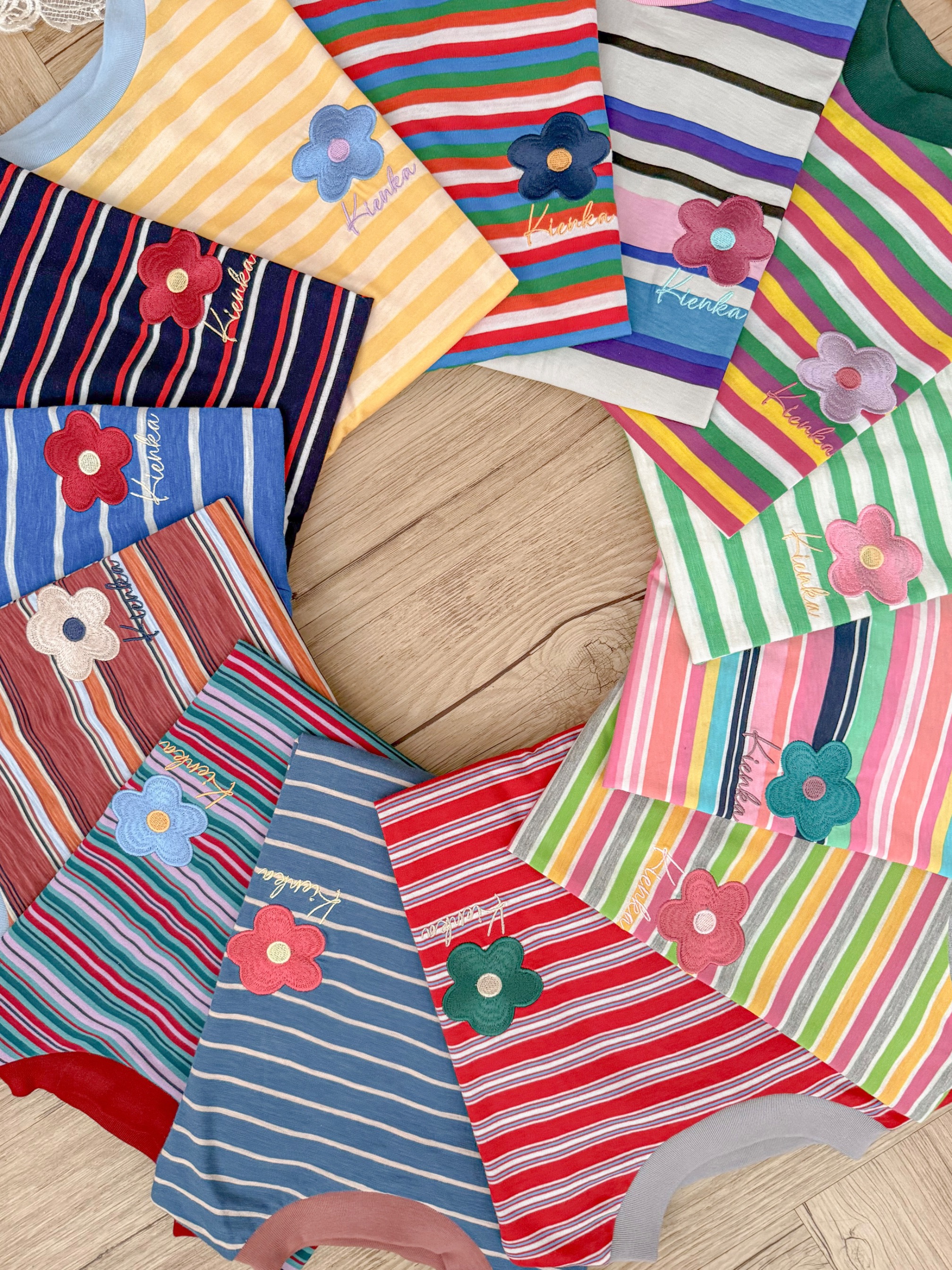 Poppy Stripe Longsleeve Kode A