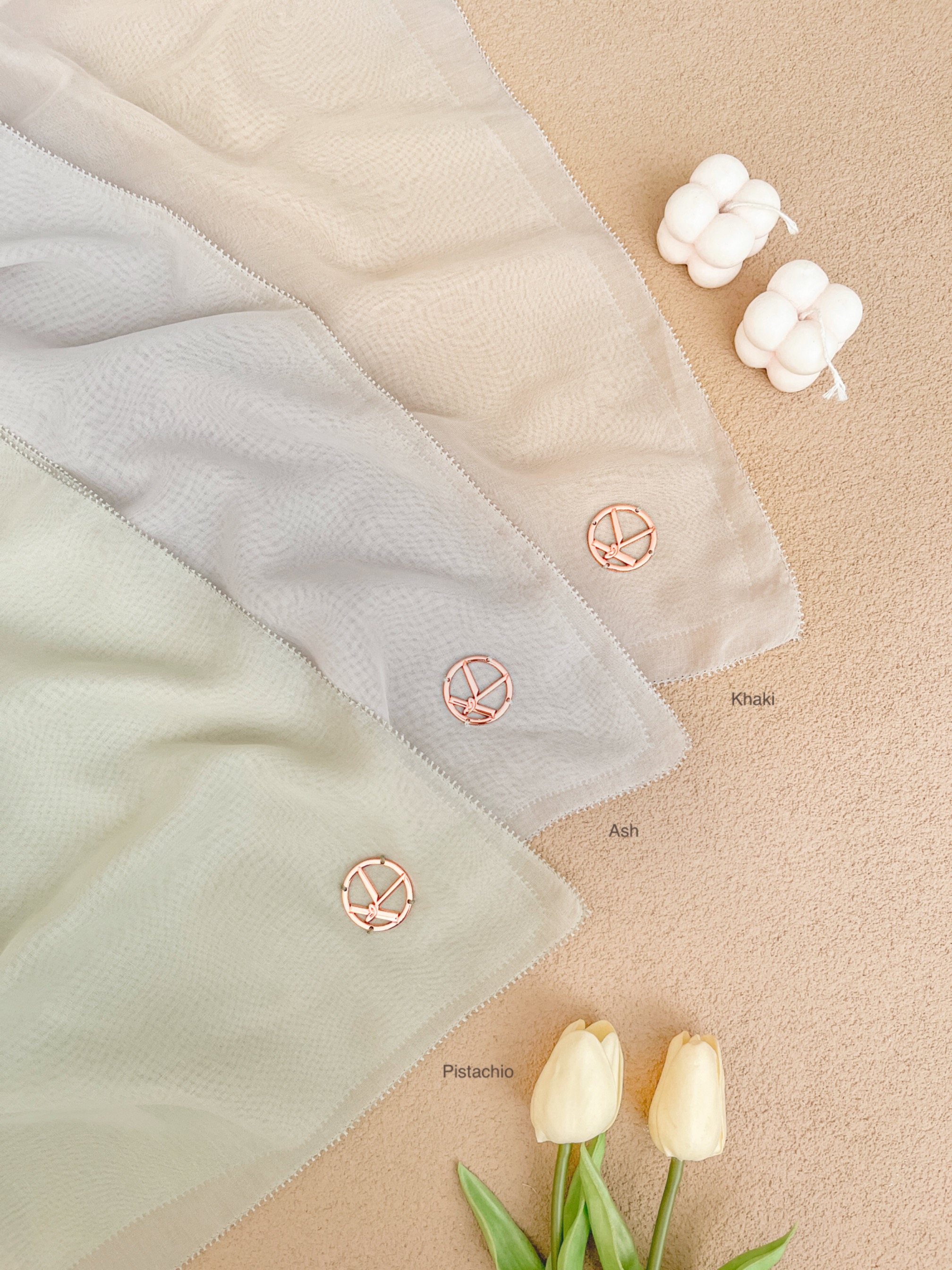 Gea Plain Hijab Pistachio