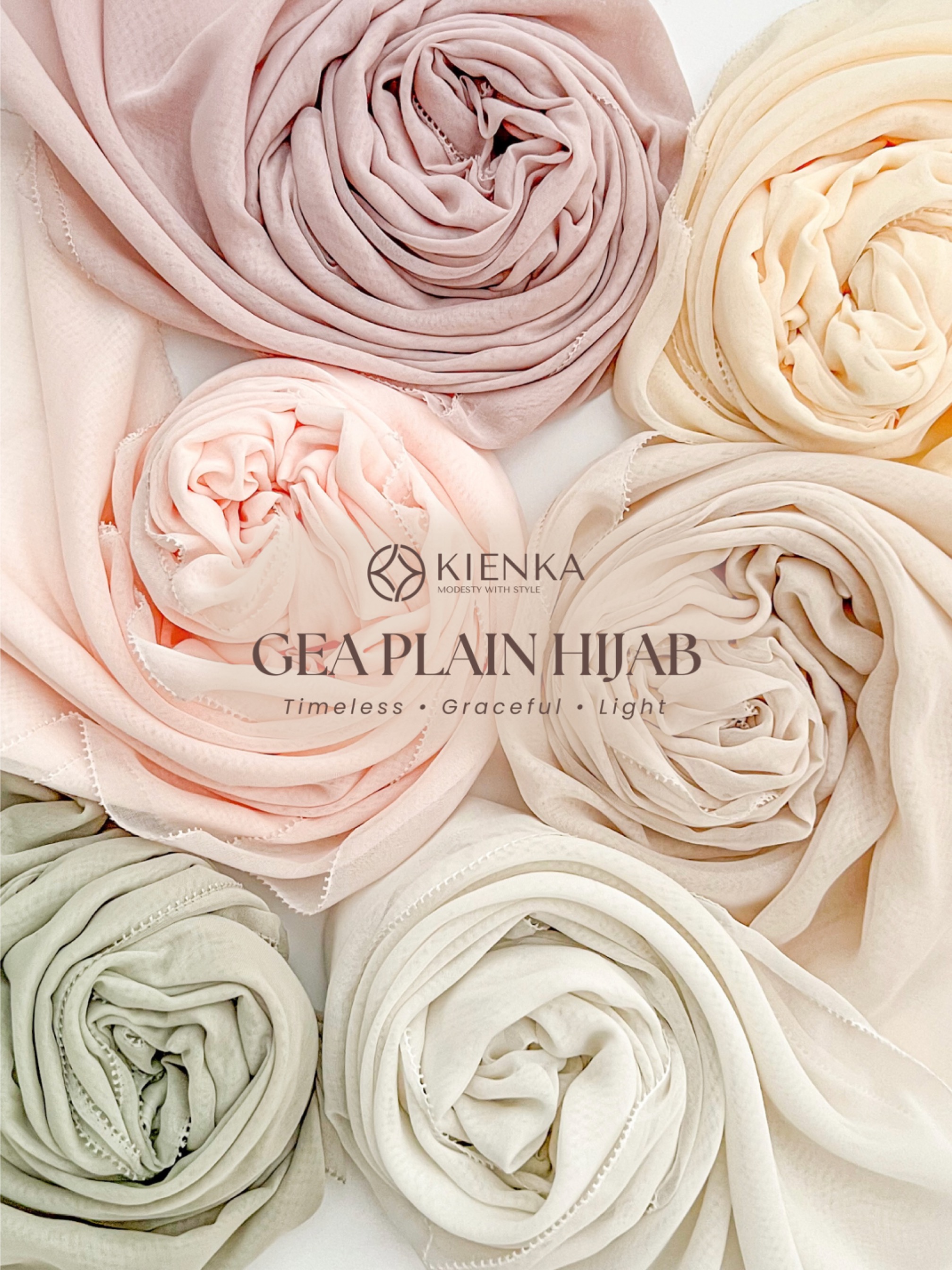 Gea Plain Hijab Pistachio