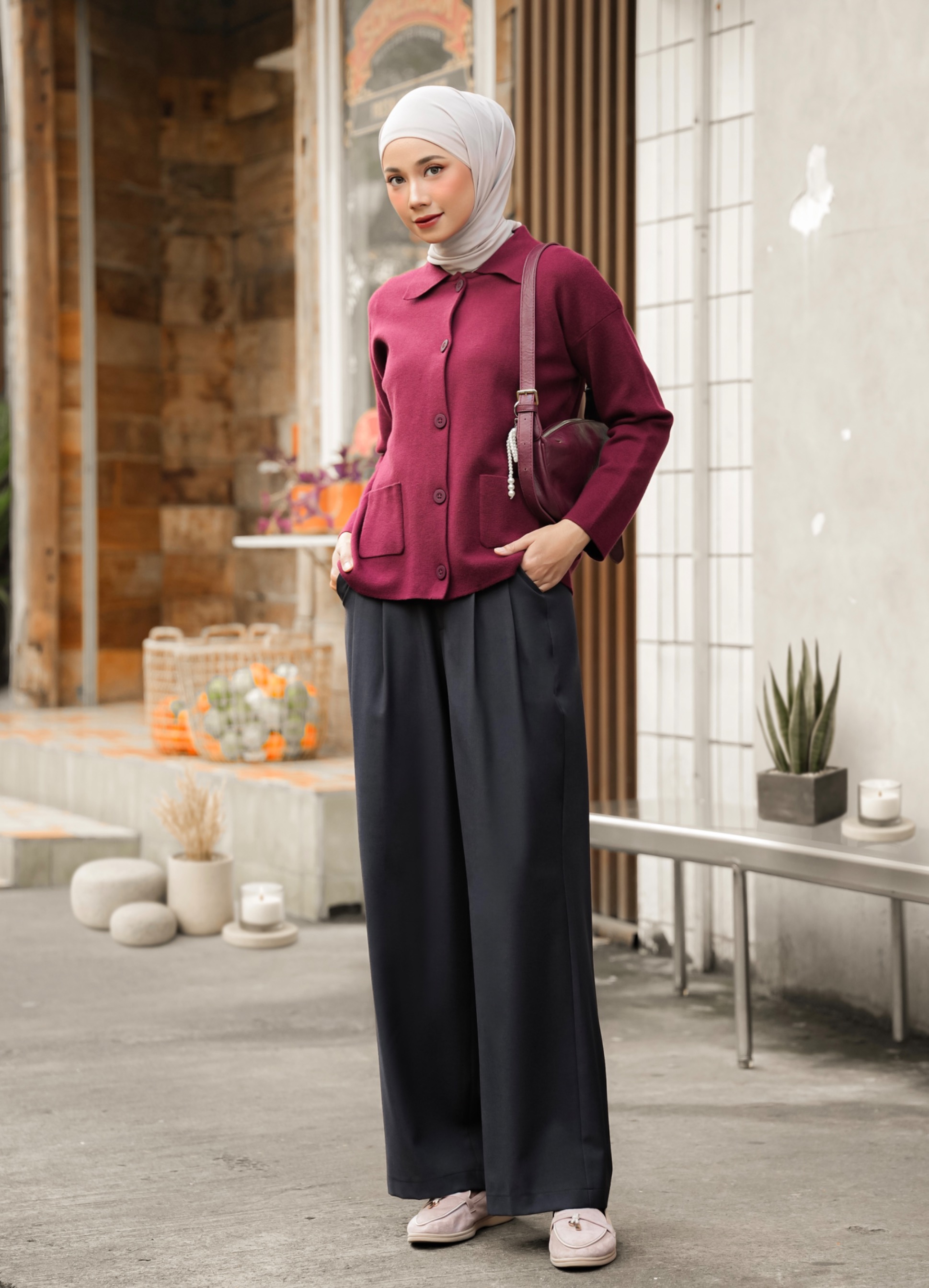 Nika Pants Charcoal