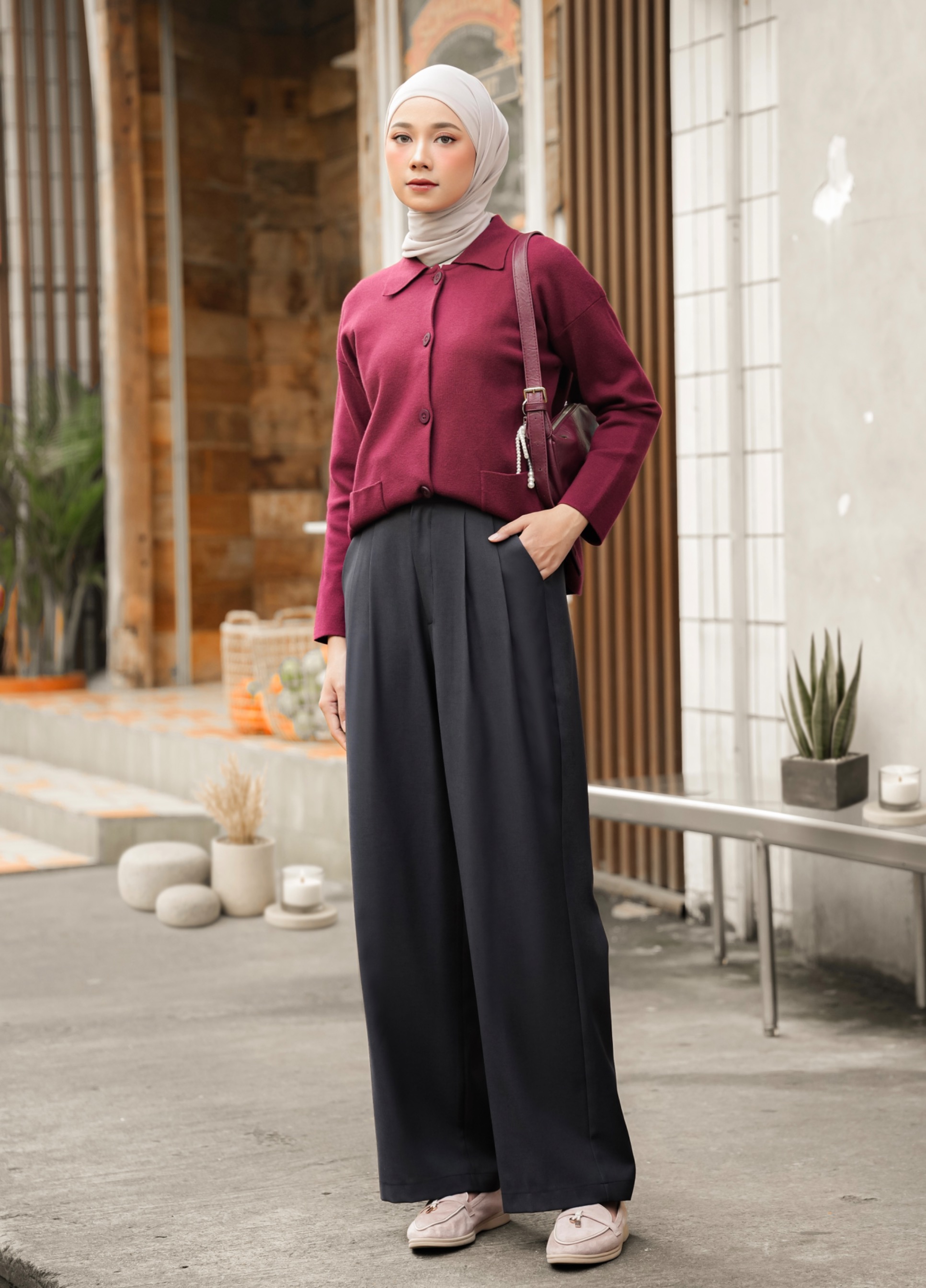 Nika Pants Charcoal