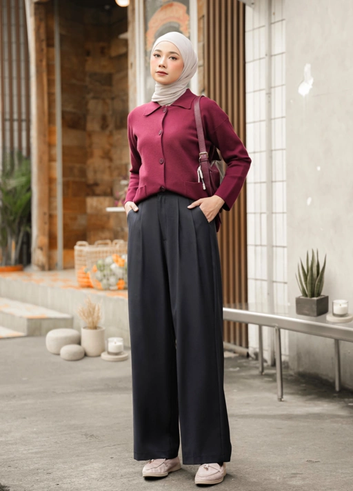 Image of Nika Pants Charcoal