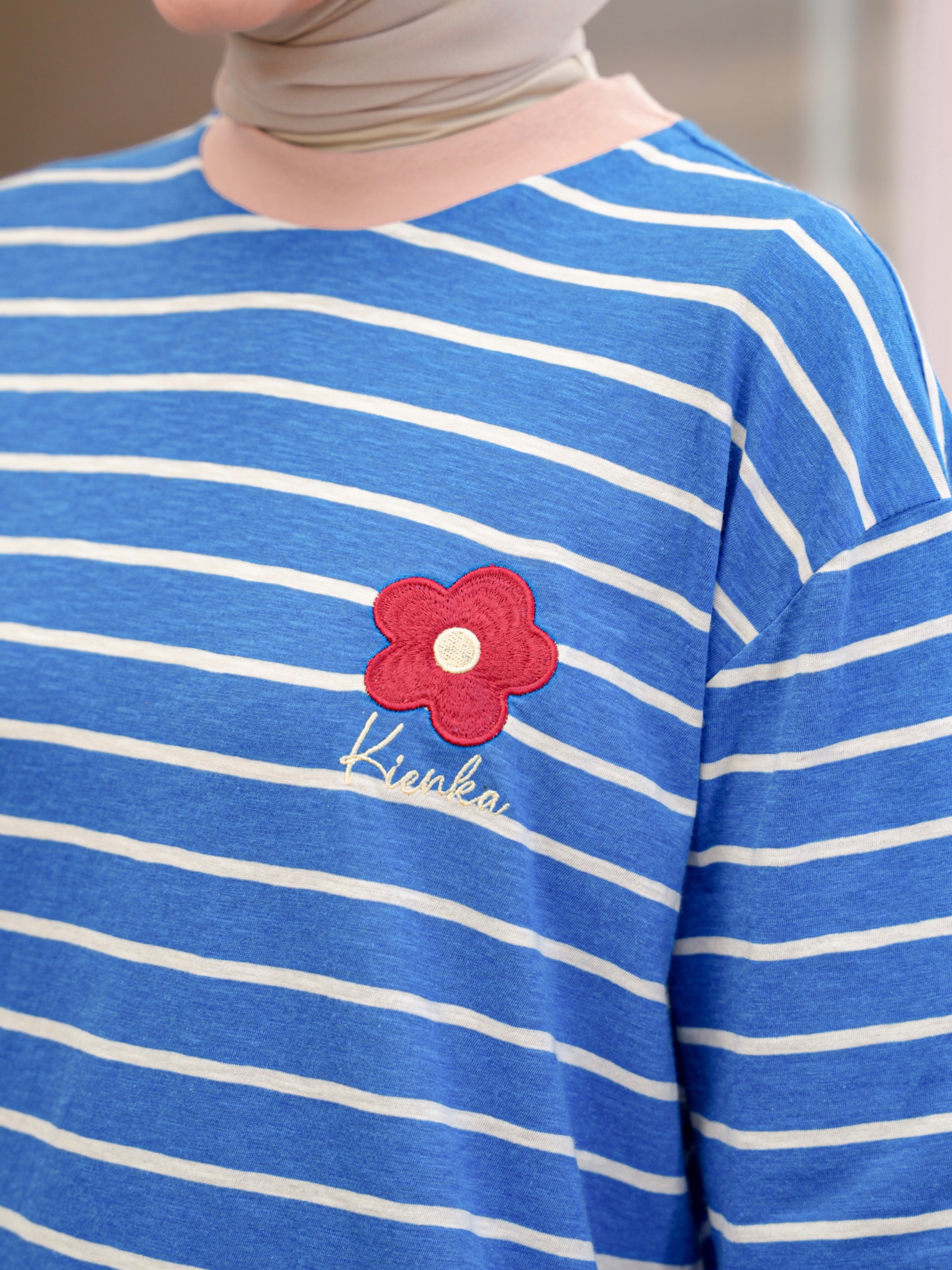 Poppy Stripe Longsleeve Kode C