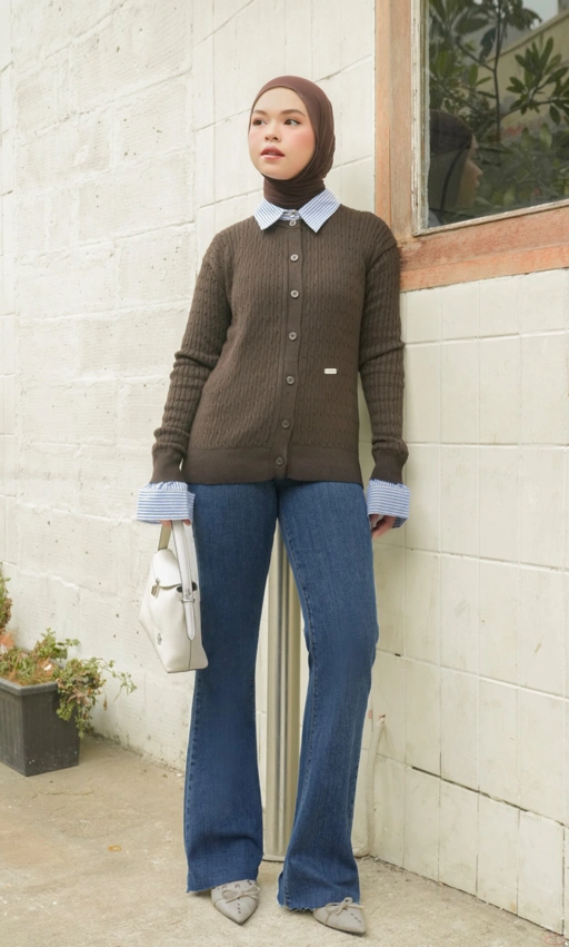 Image of Emy Flared Jeans Medium Denim