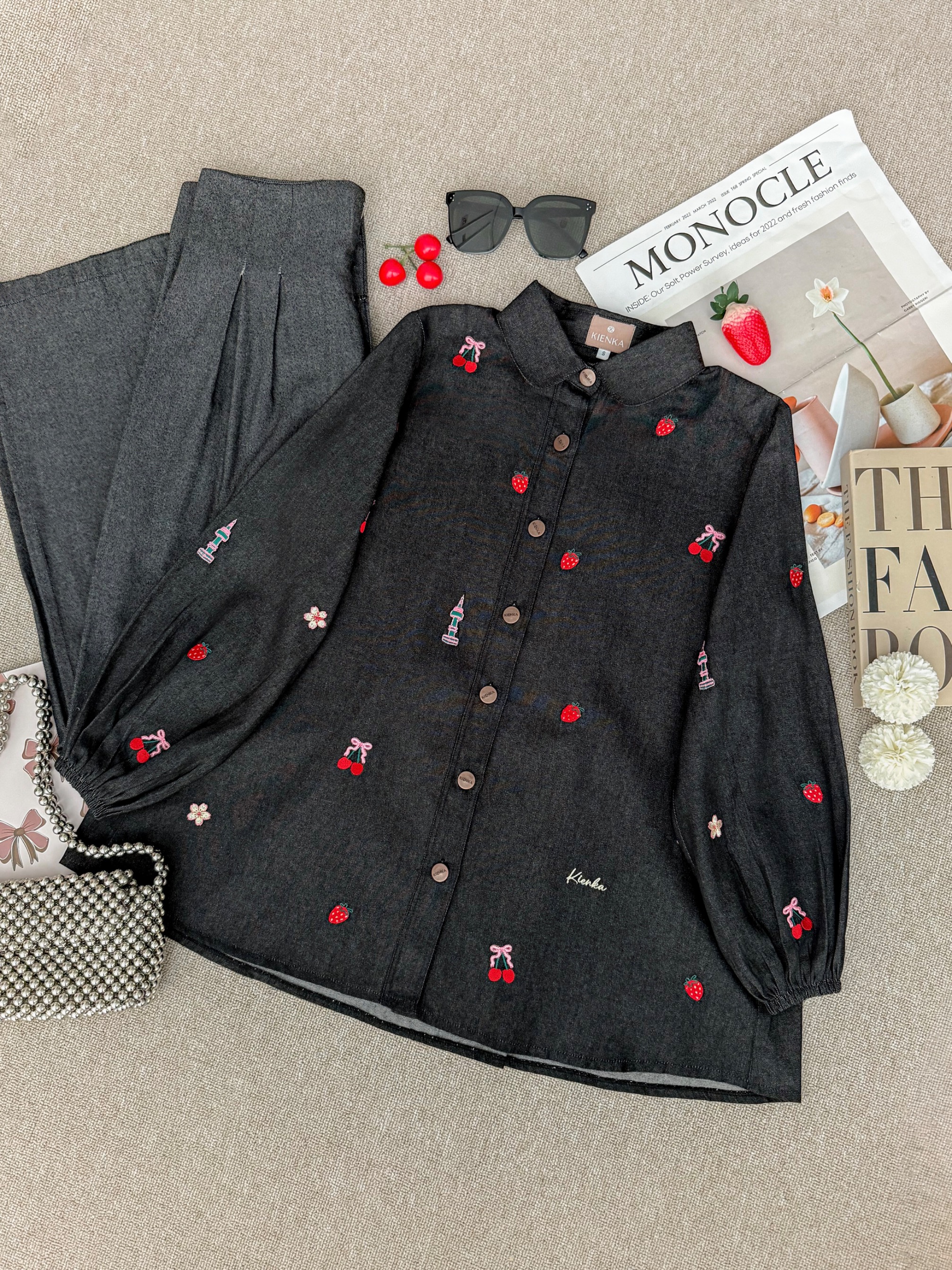 Sola Denim Shirt Onyx
