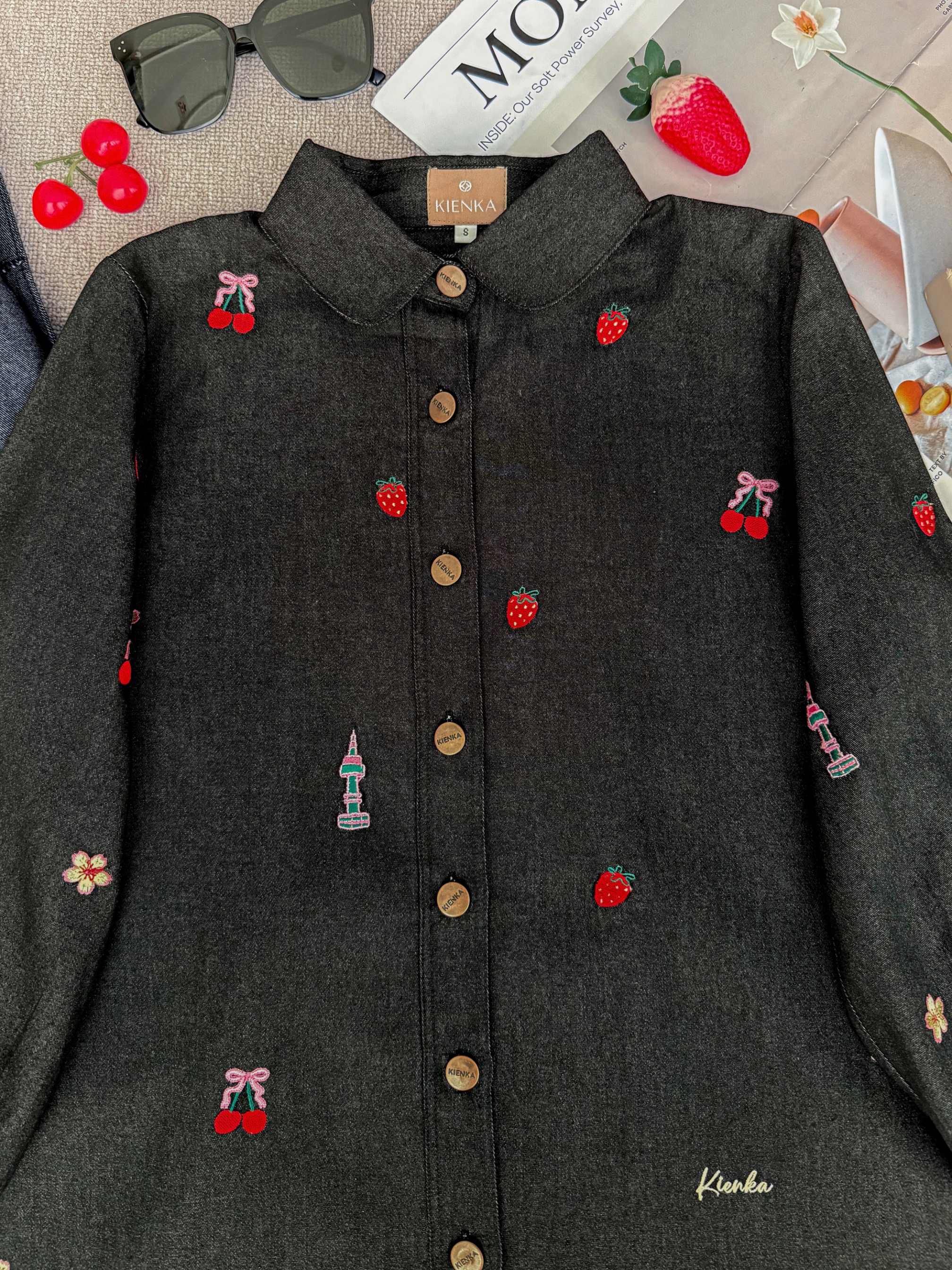 Sola Denim Shirt Onyx