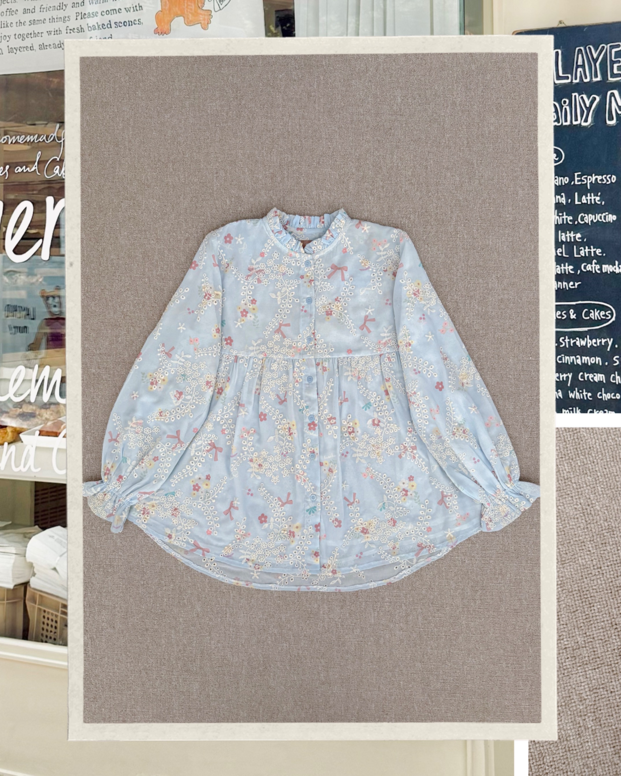 Yoona Embroidery Blouse Airy