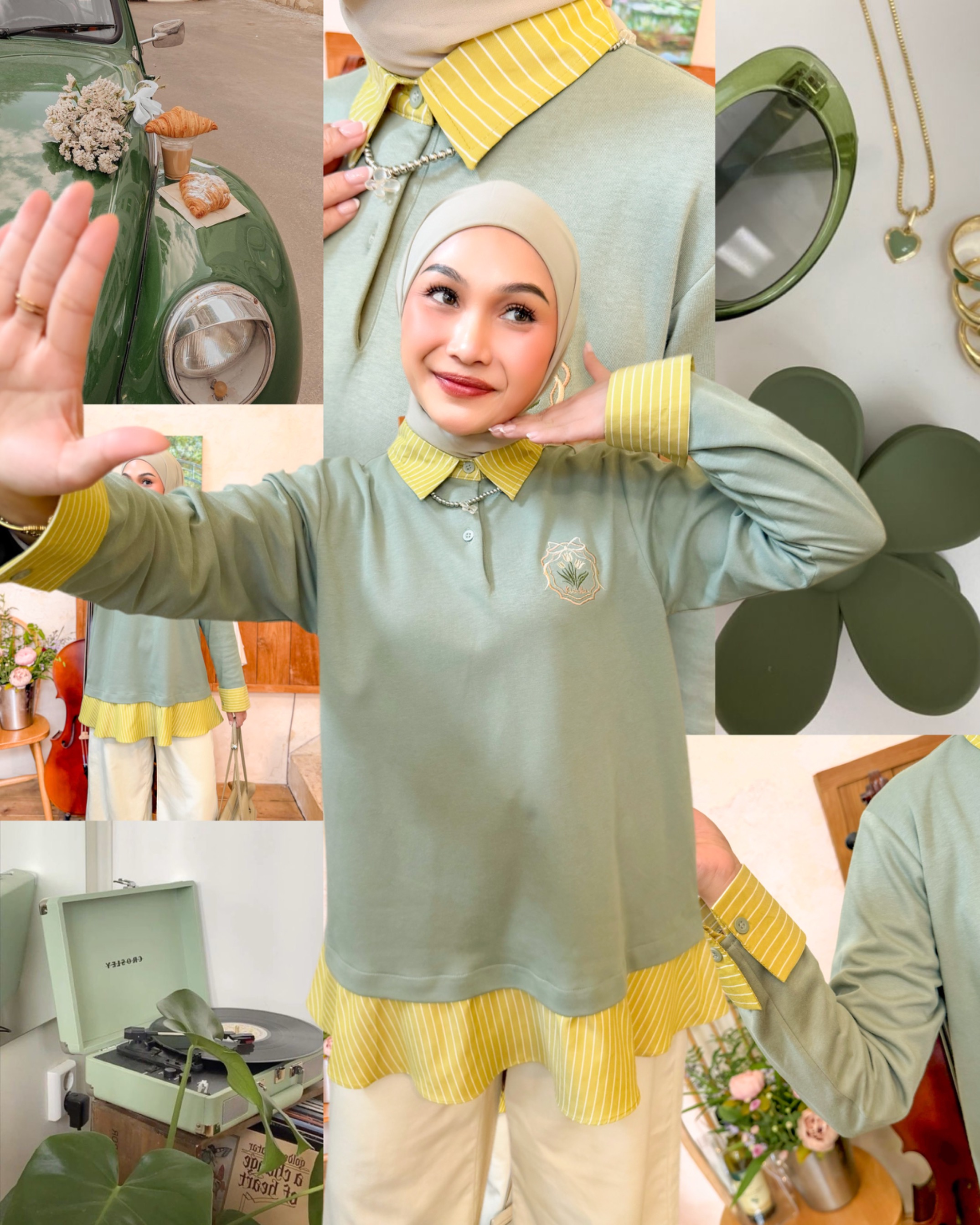 Ryuna Long Sleeve Pistachio