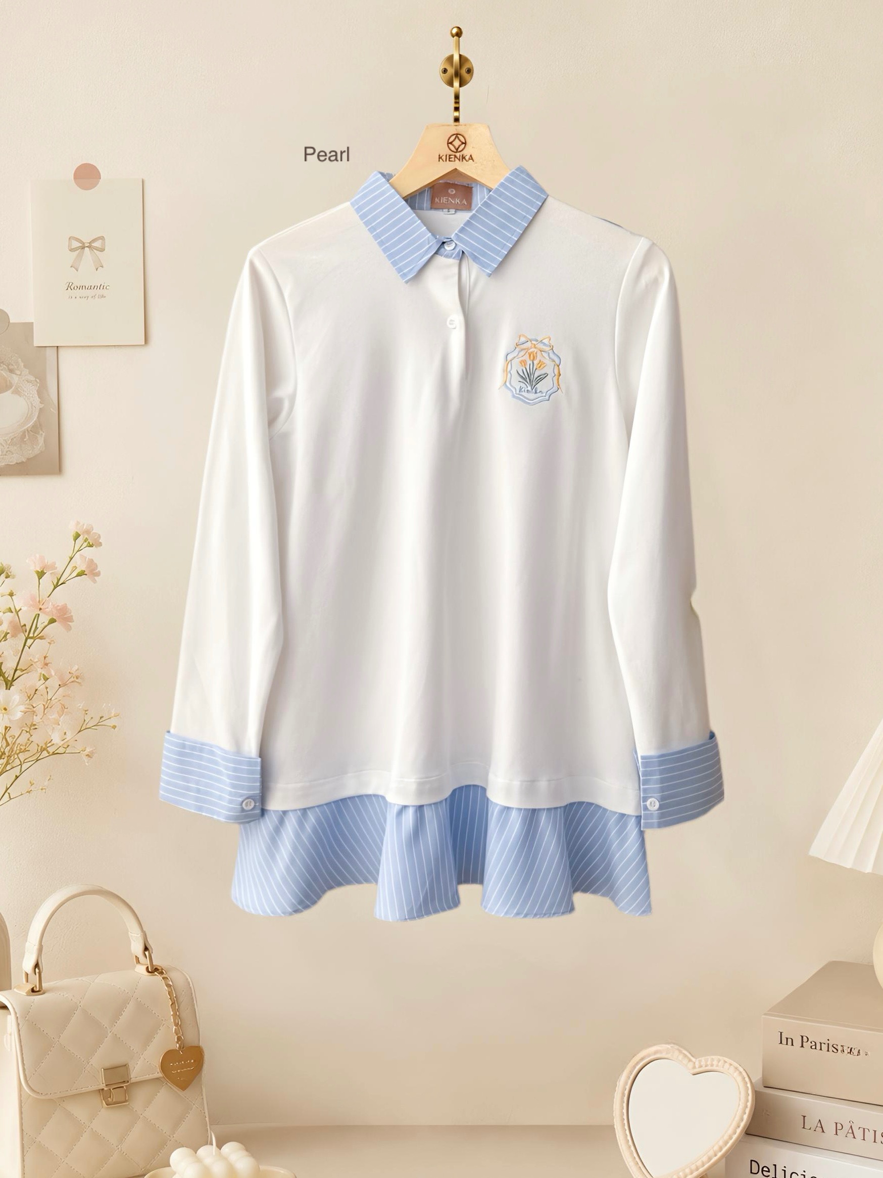 Ryuna Long Sleeve Pearl