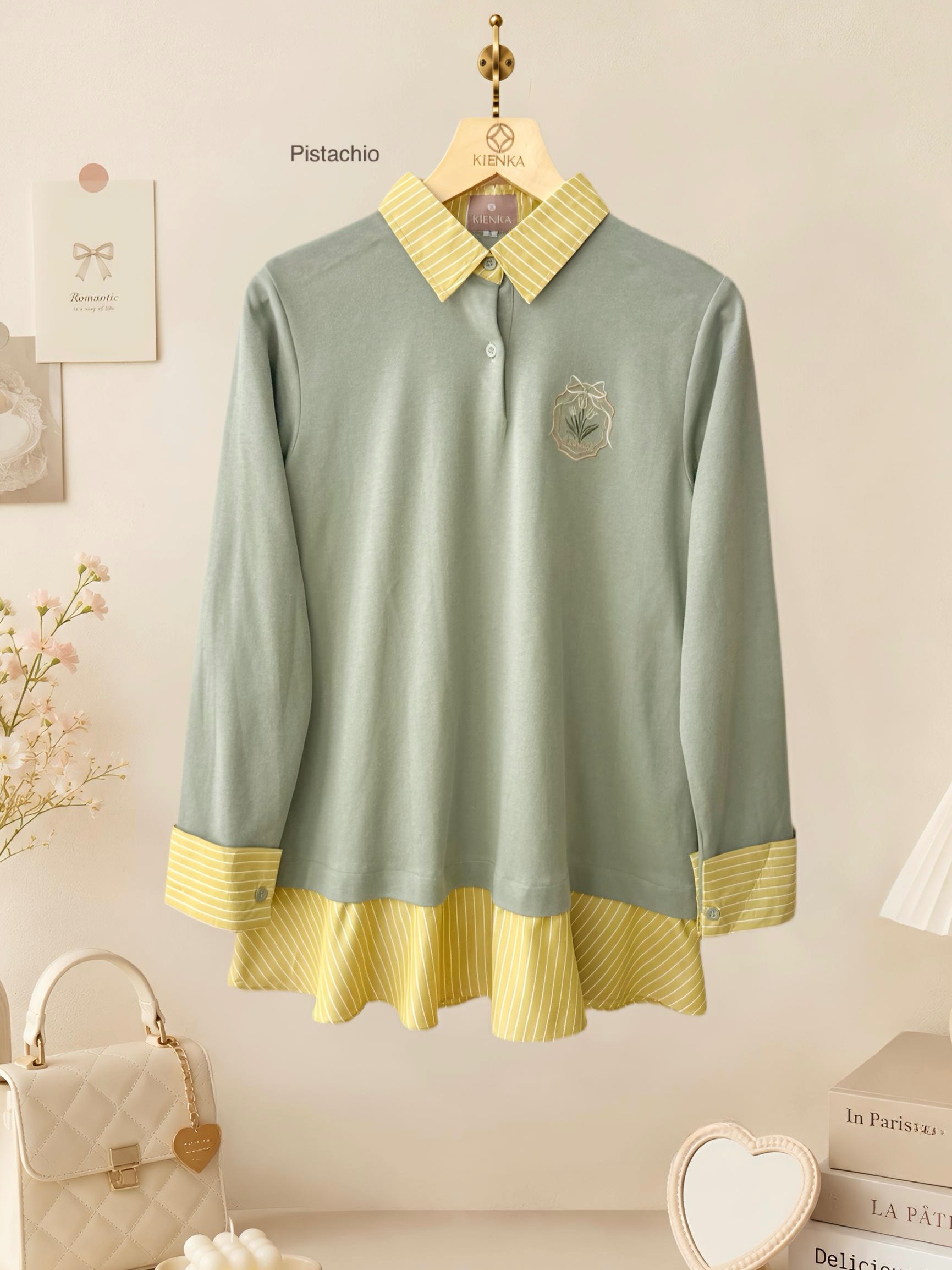 Ryuna Long Sleeve Pistachio