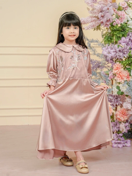 Image of Seradina Dress Anak Mauve