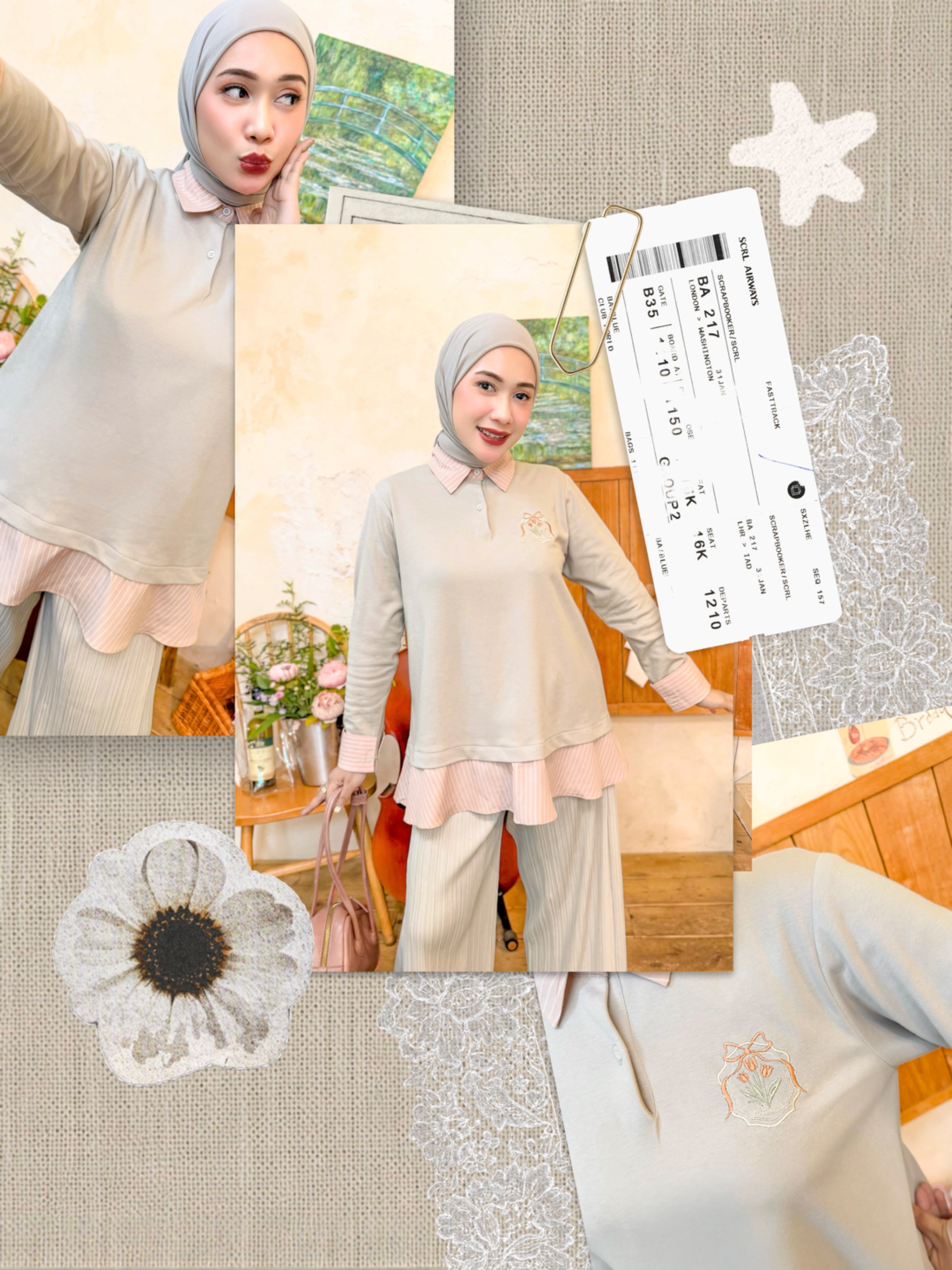 Ryuna Long Sleeve Pewter