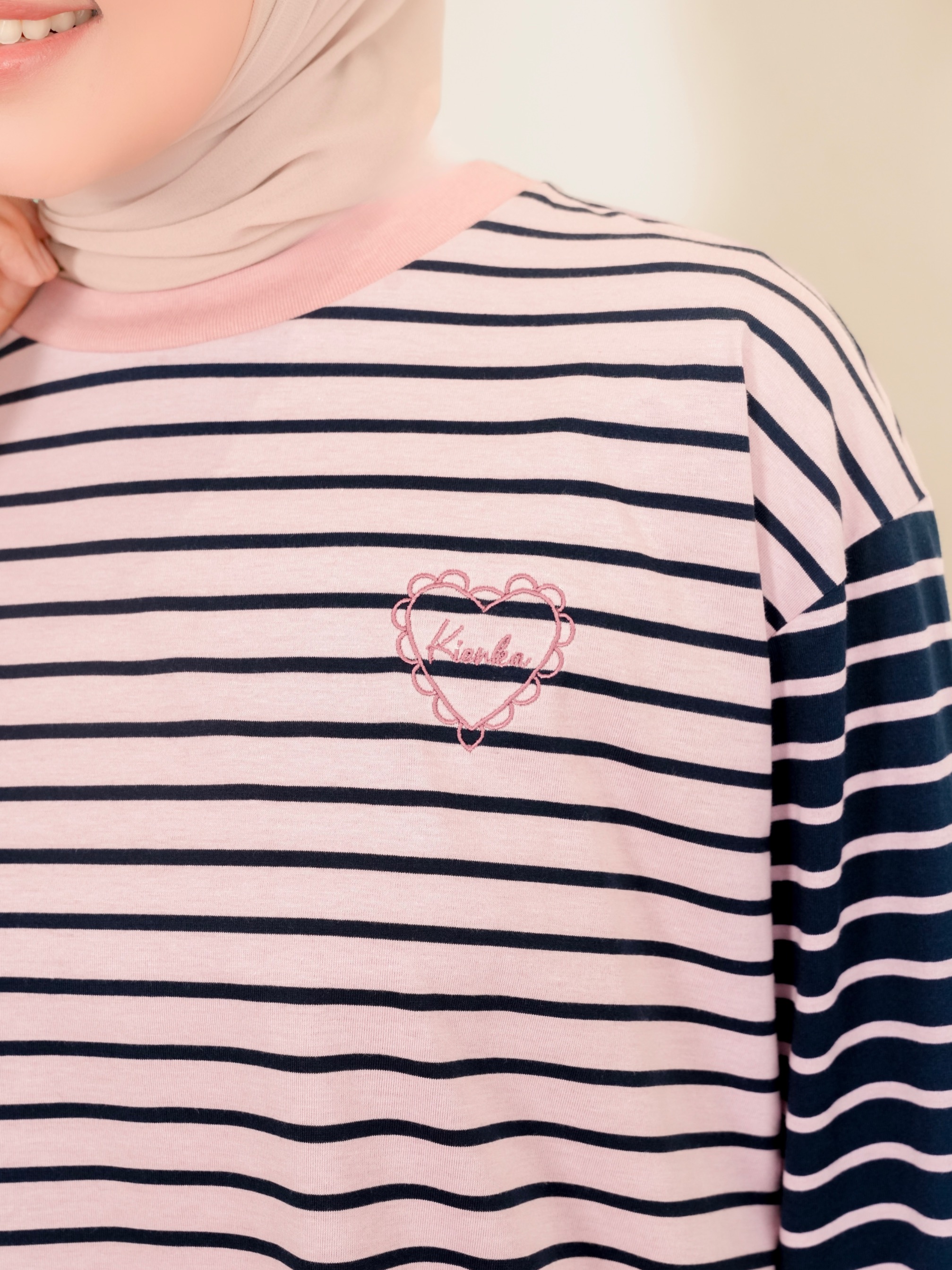 Sera Stripe Longsleeve Heather