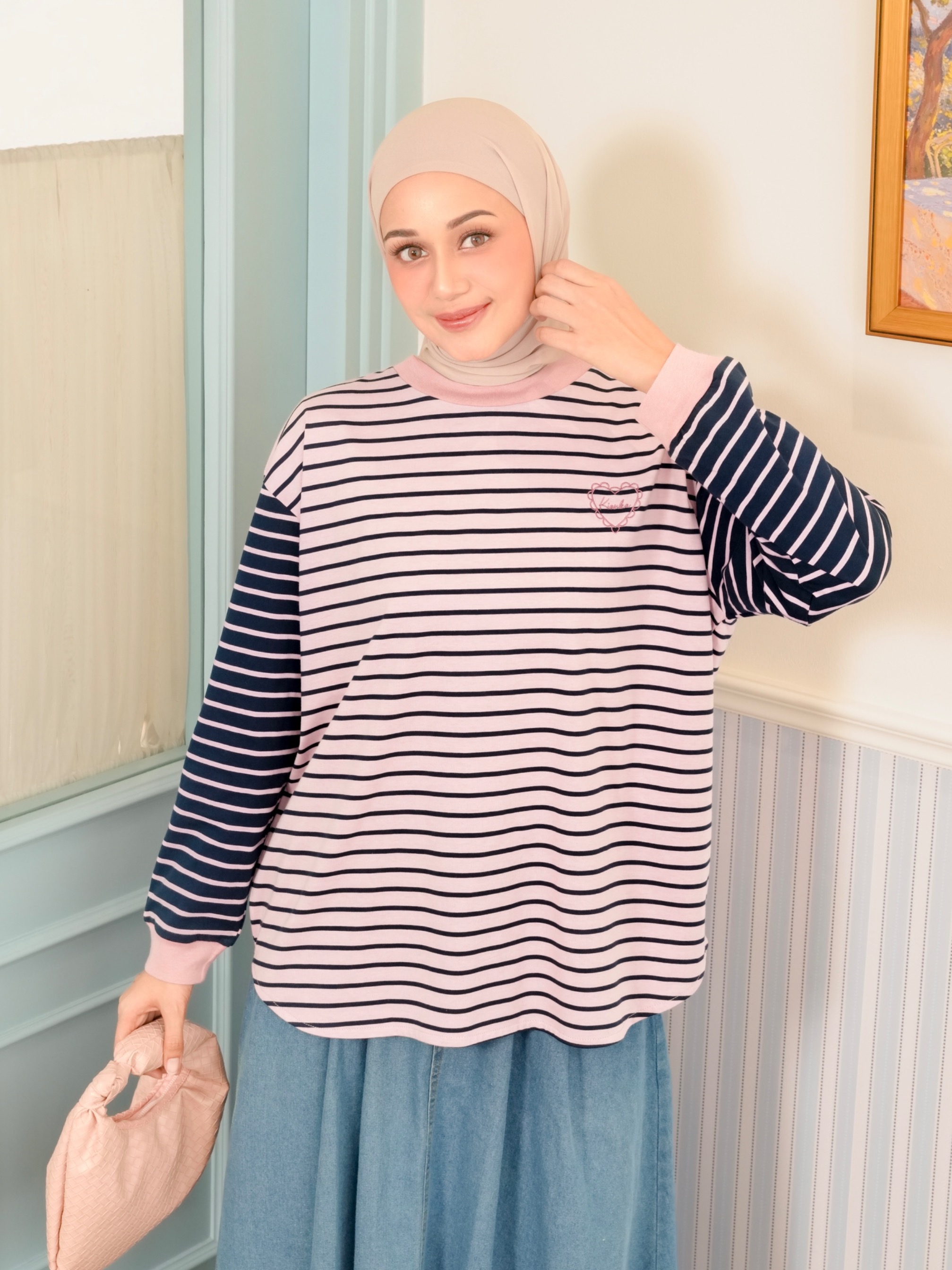 Sera Stripe Longsleeve Heather
