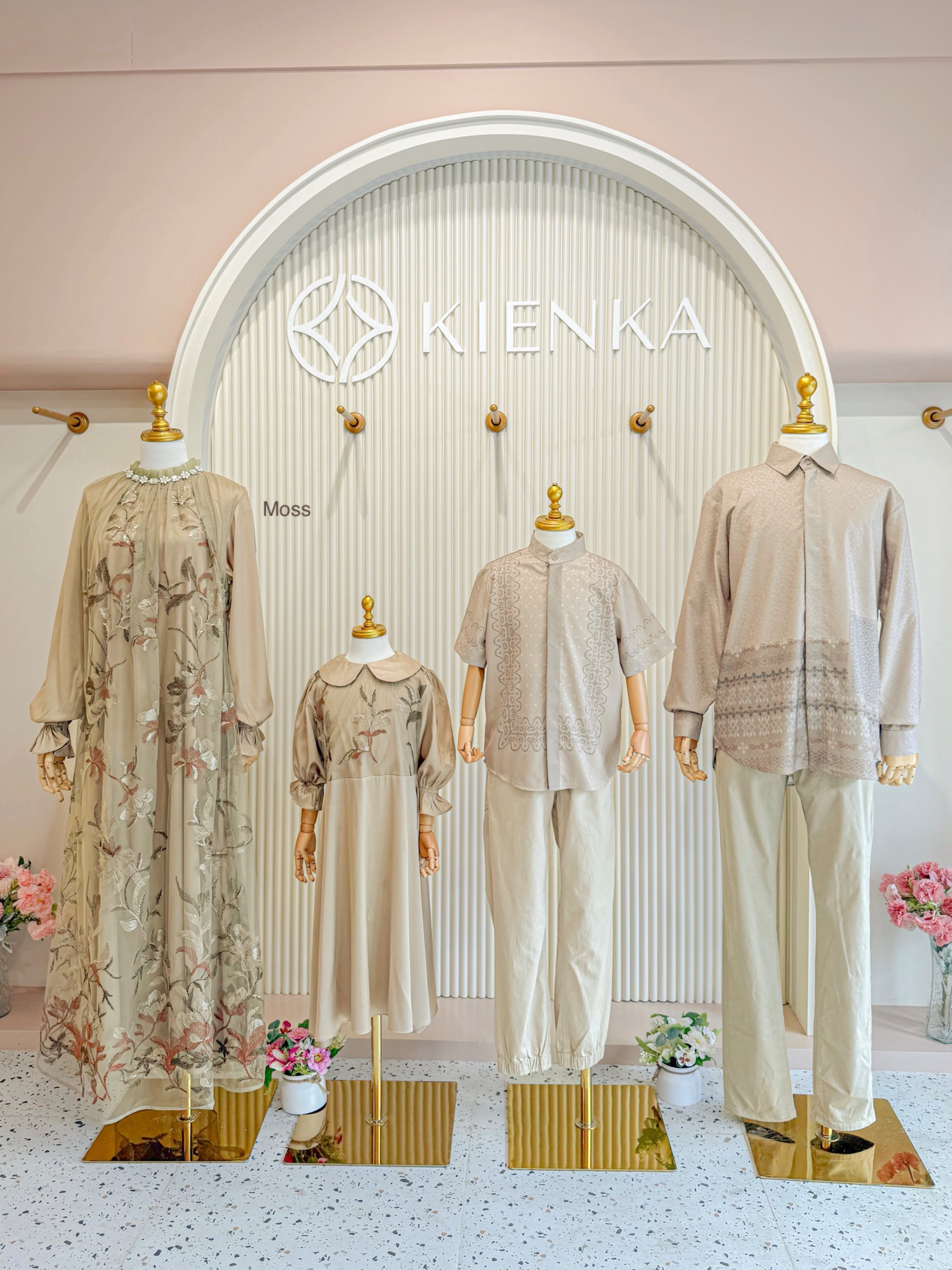 Seradina Dress Ibu Moss