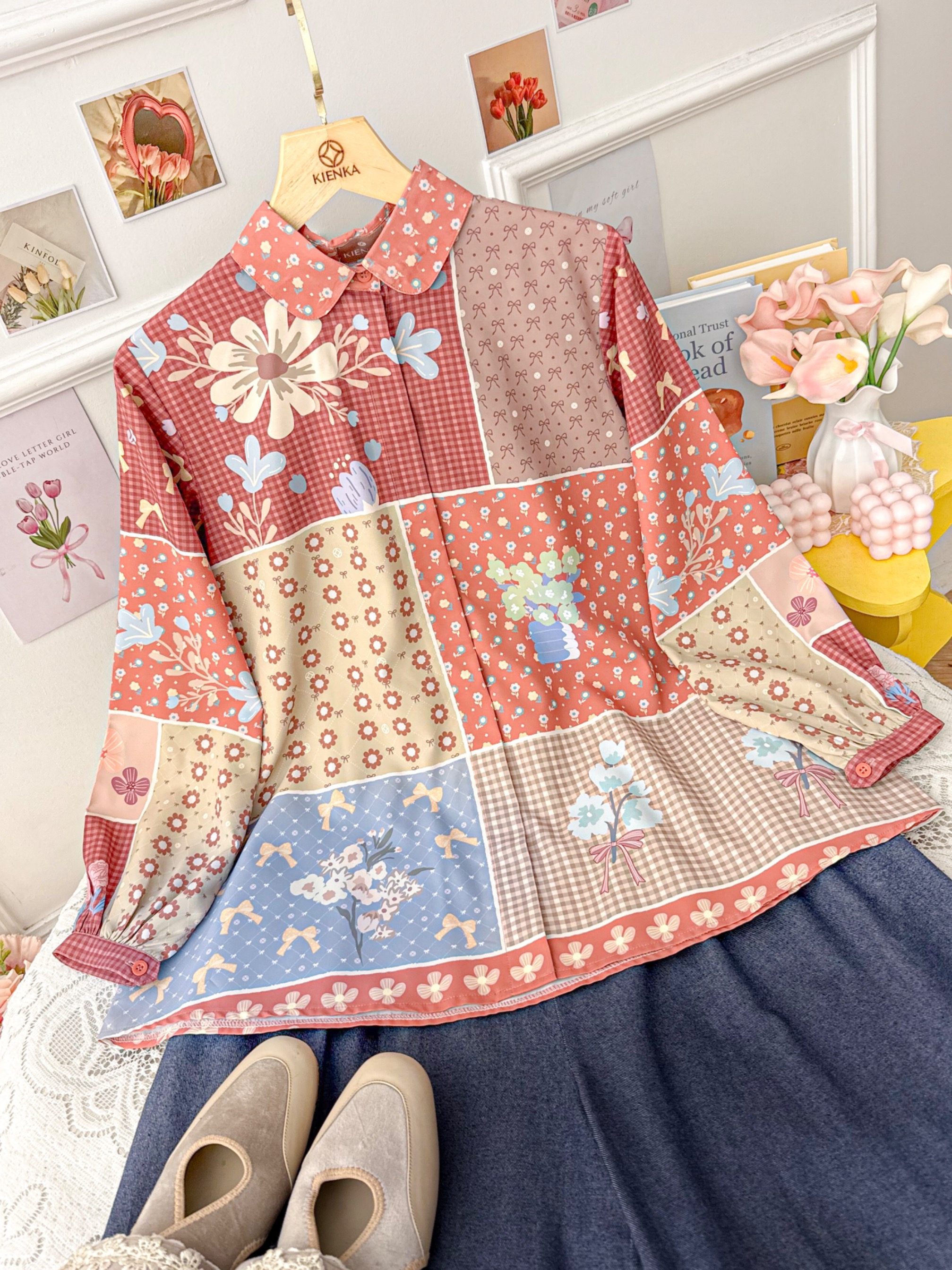 Seiya Blouse Terracotta