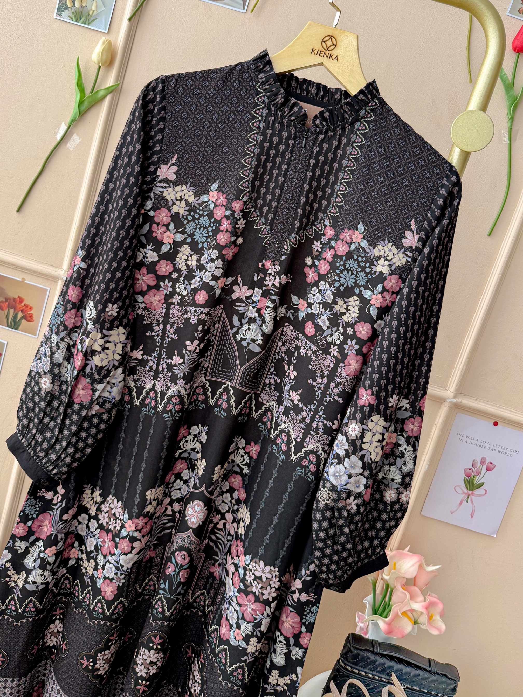 Aurelie Dress Ebony 