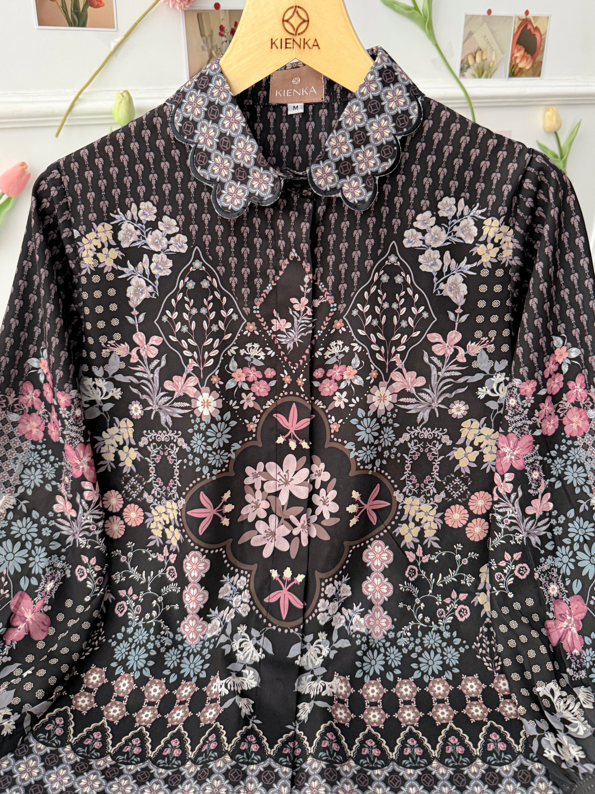 Aurelie Blouse Ebony