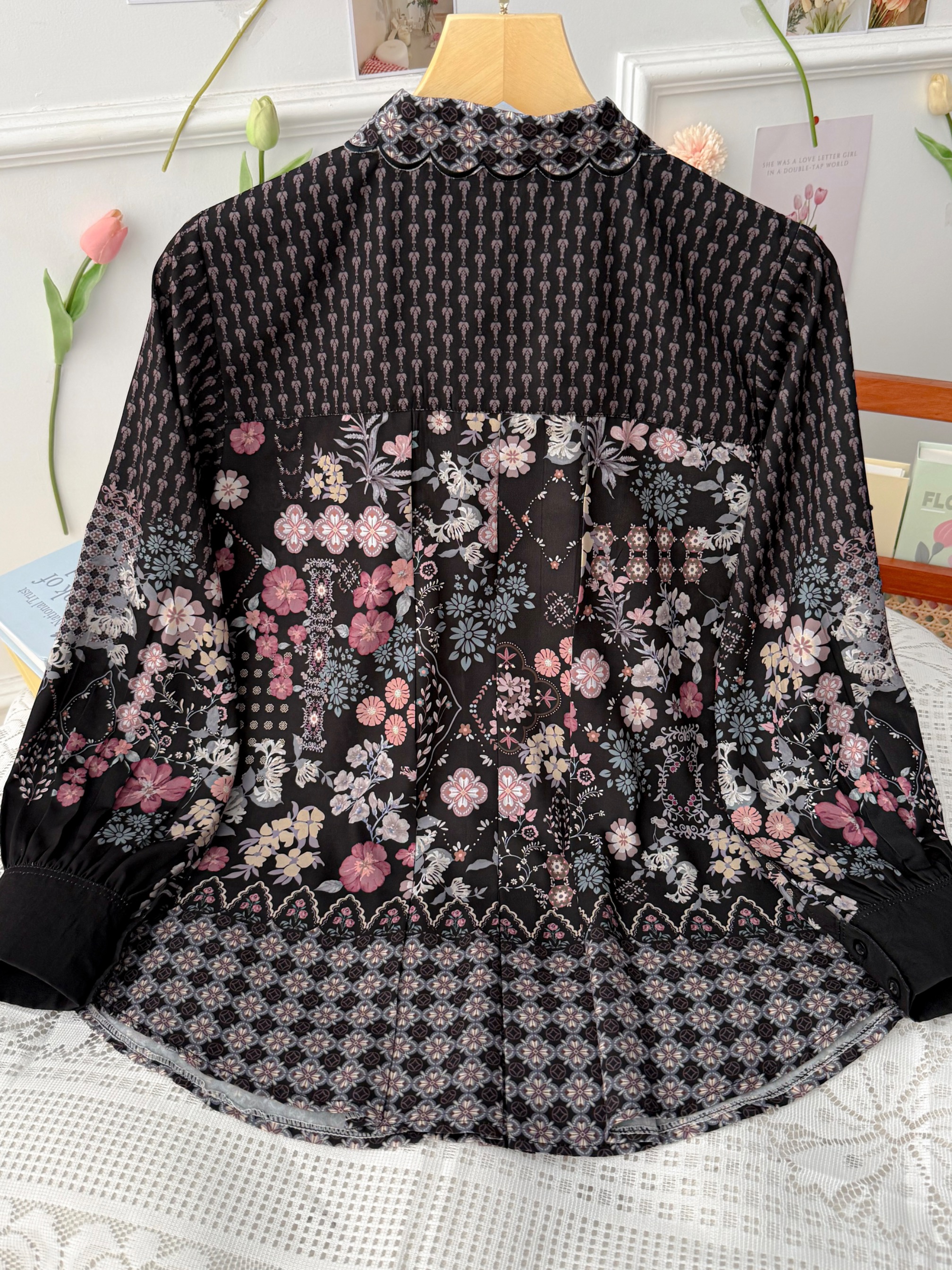 Aurelie Blouse Ebony