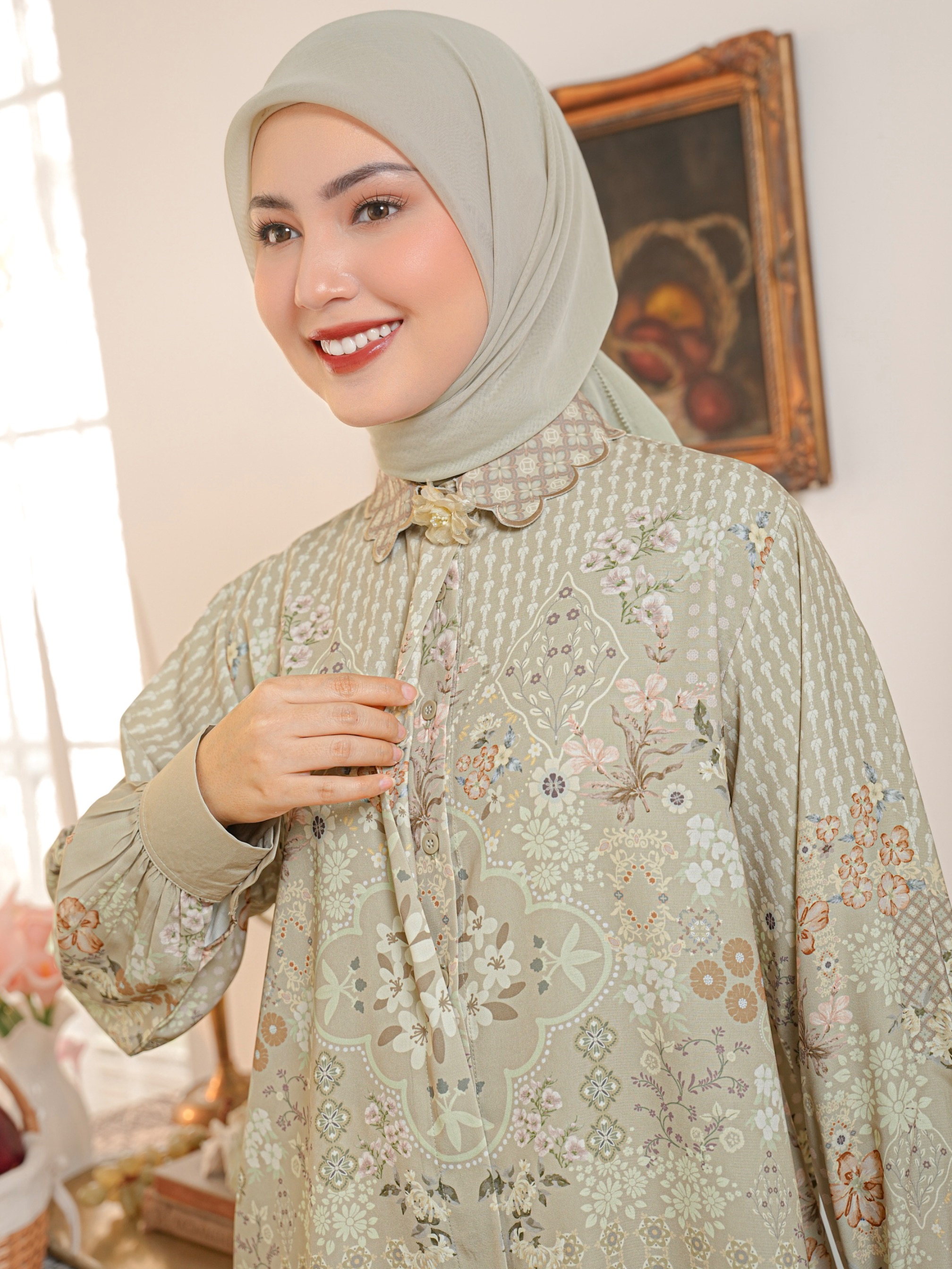 Aurelie Blouse Sage