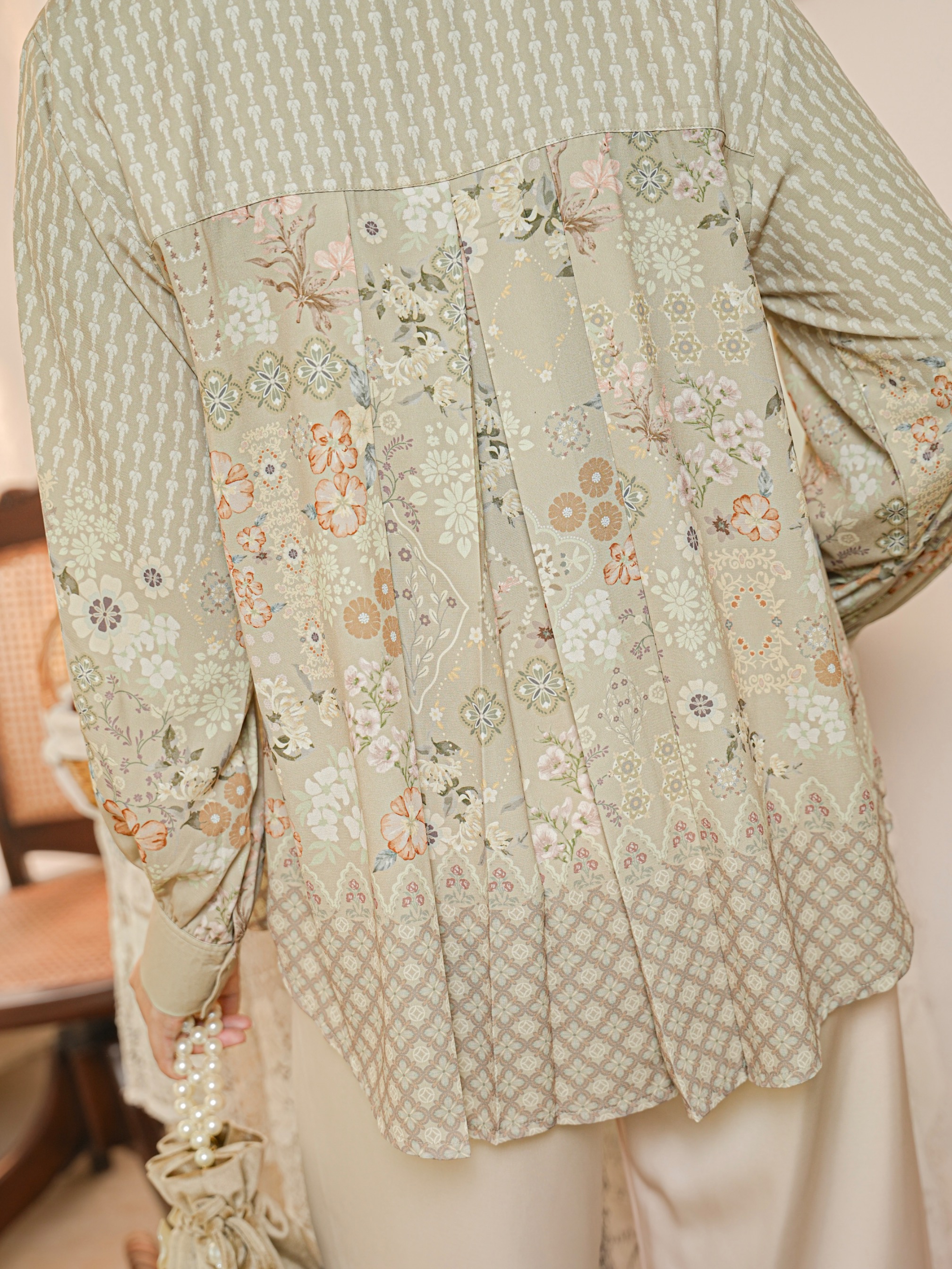 Aurelie Blouse Sage