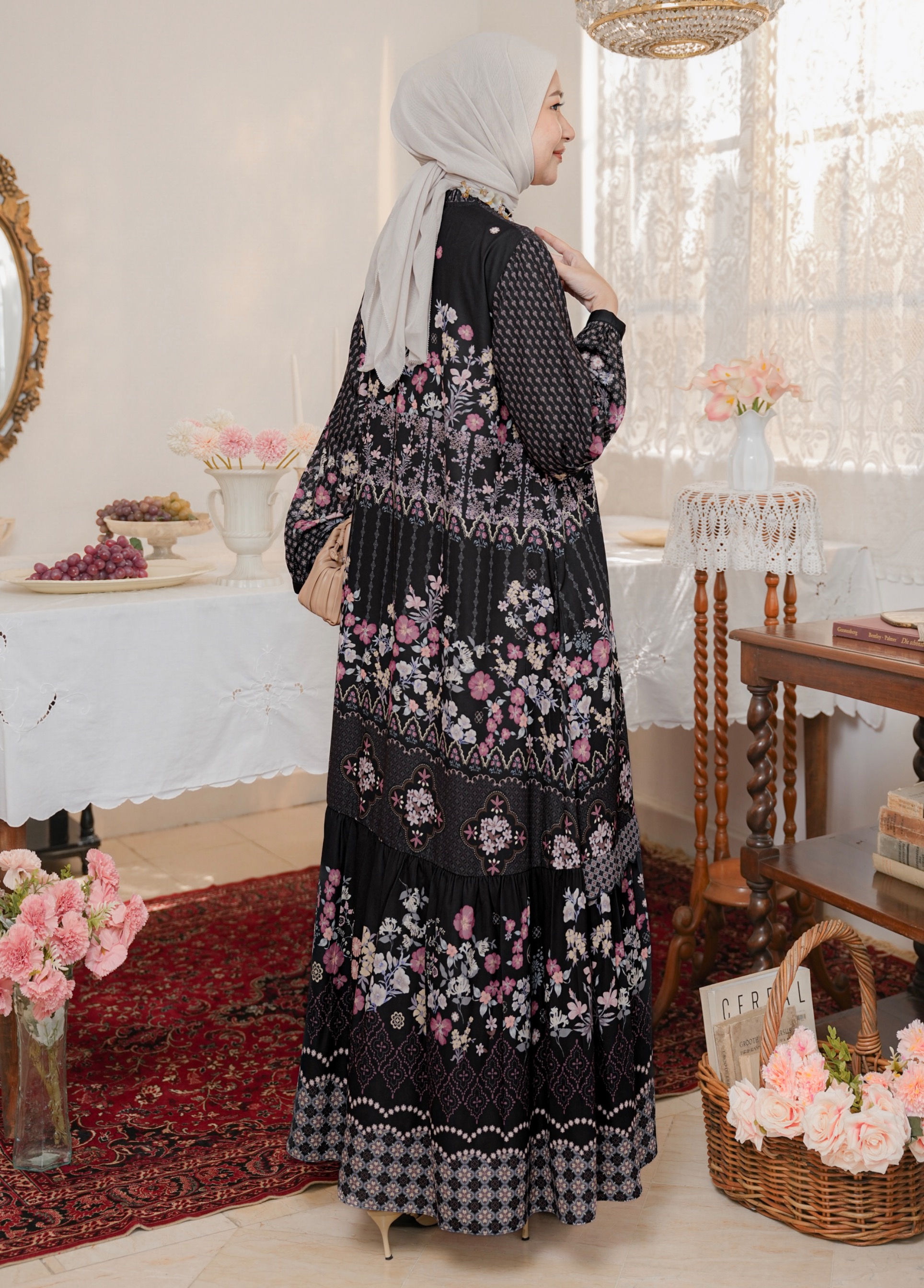 Aurelie Dress Ebony 