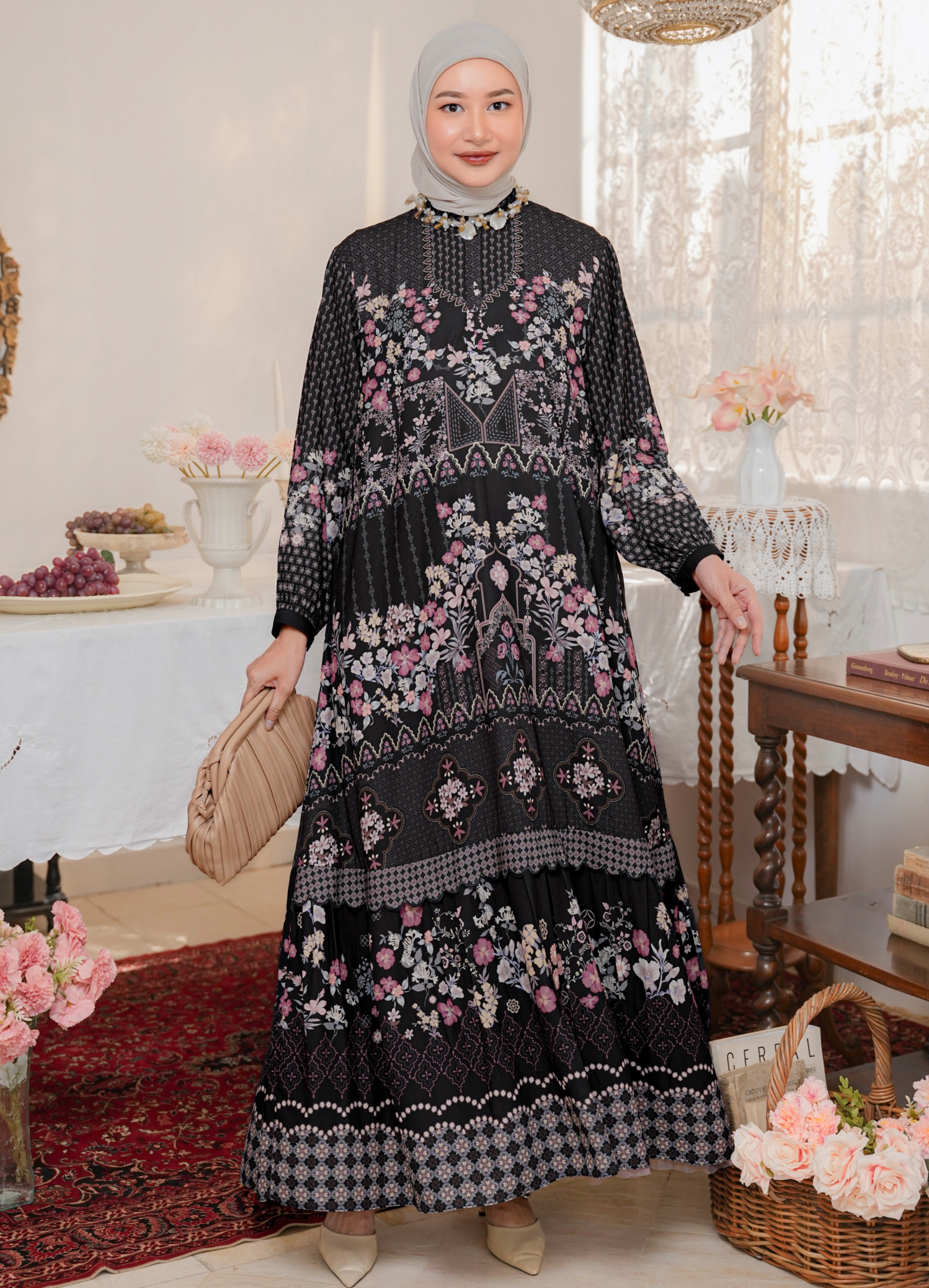 Aurelie Dress Ebony 