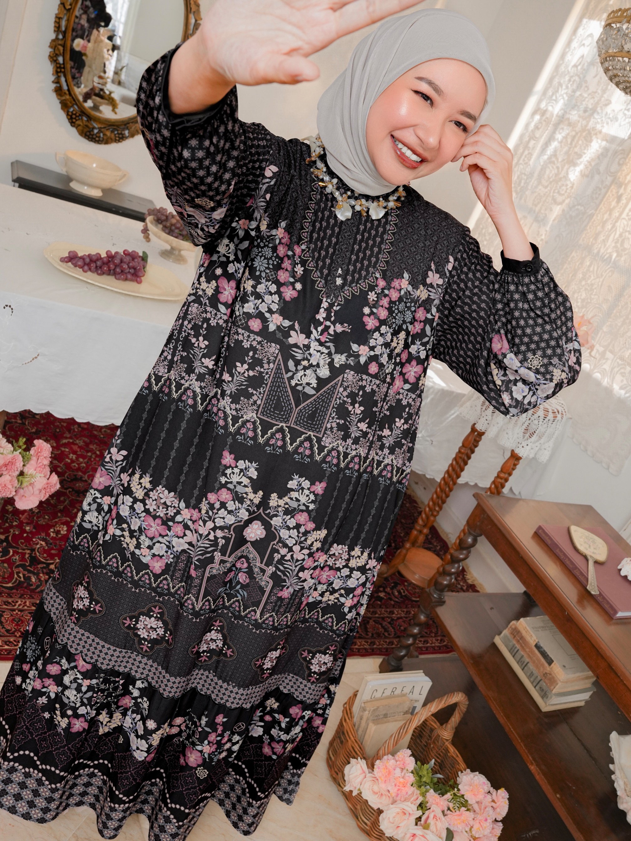 Aurelie Dress Ebony 