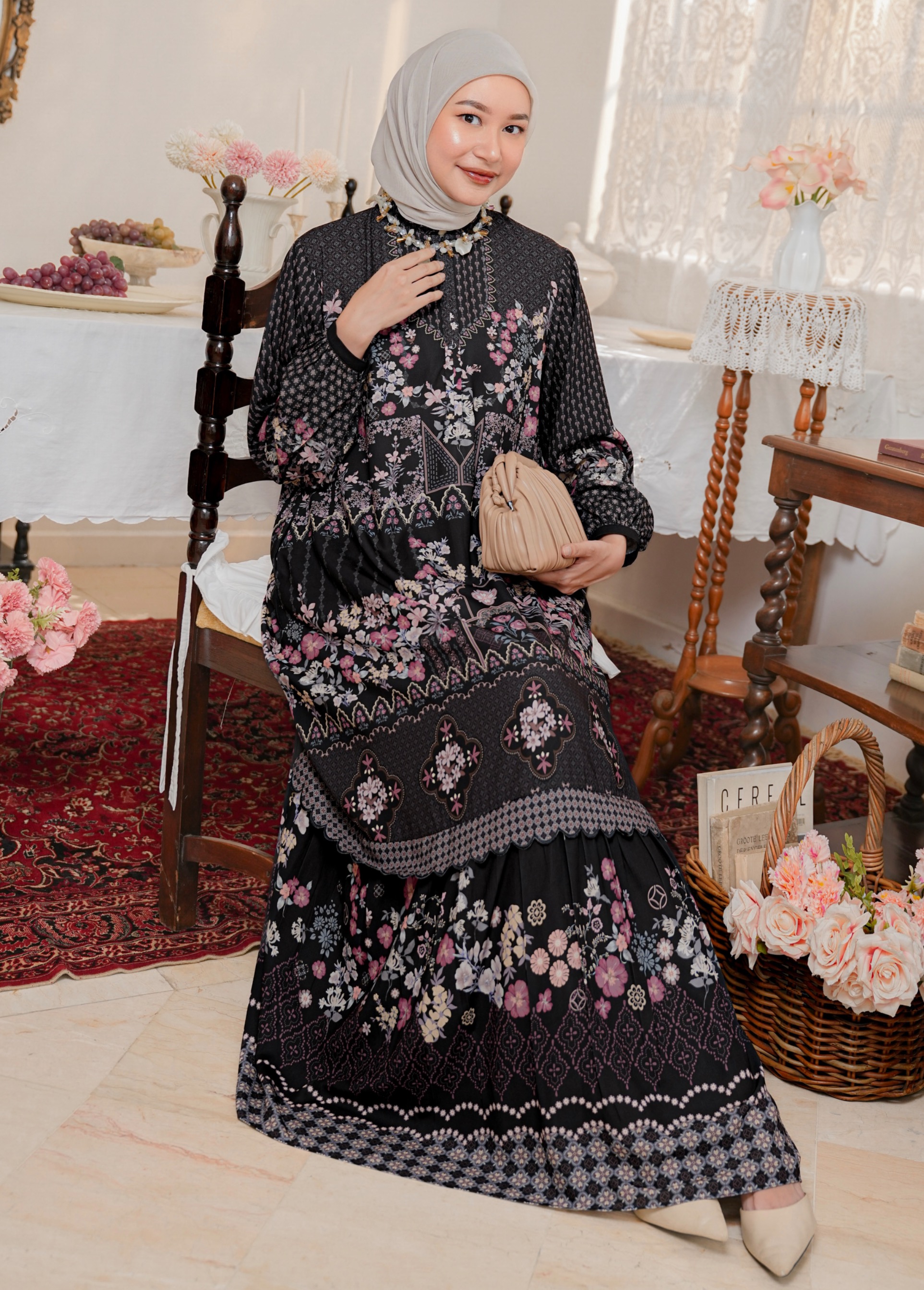 Aurelie Dress Ebony 
