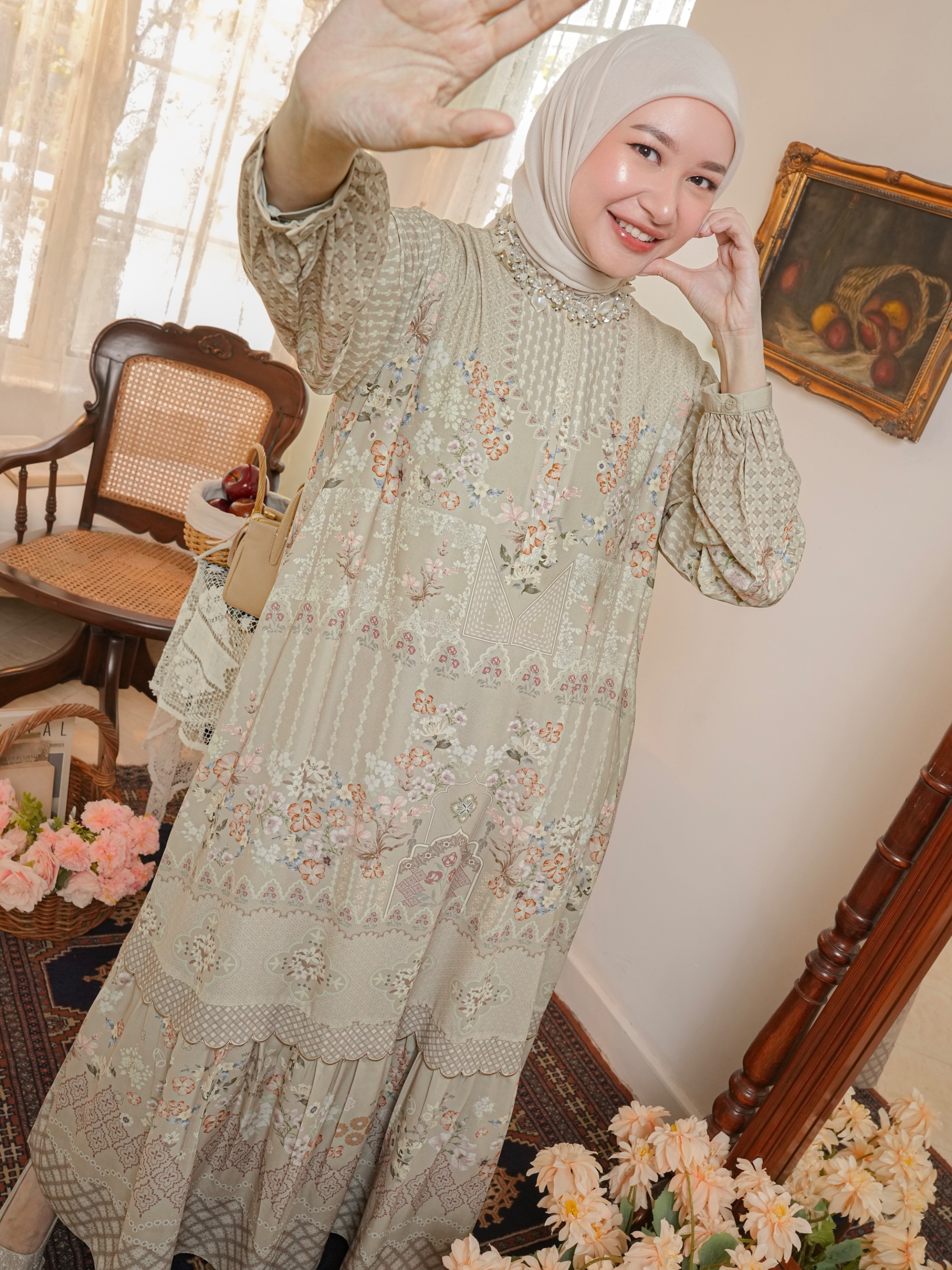 Aurelie Dress Sage