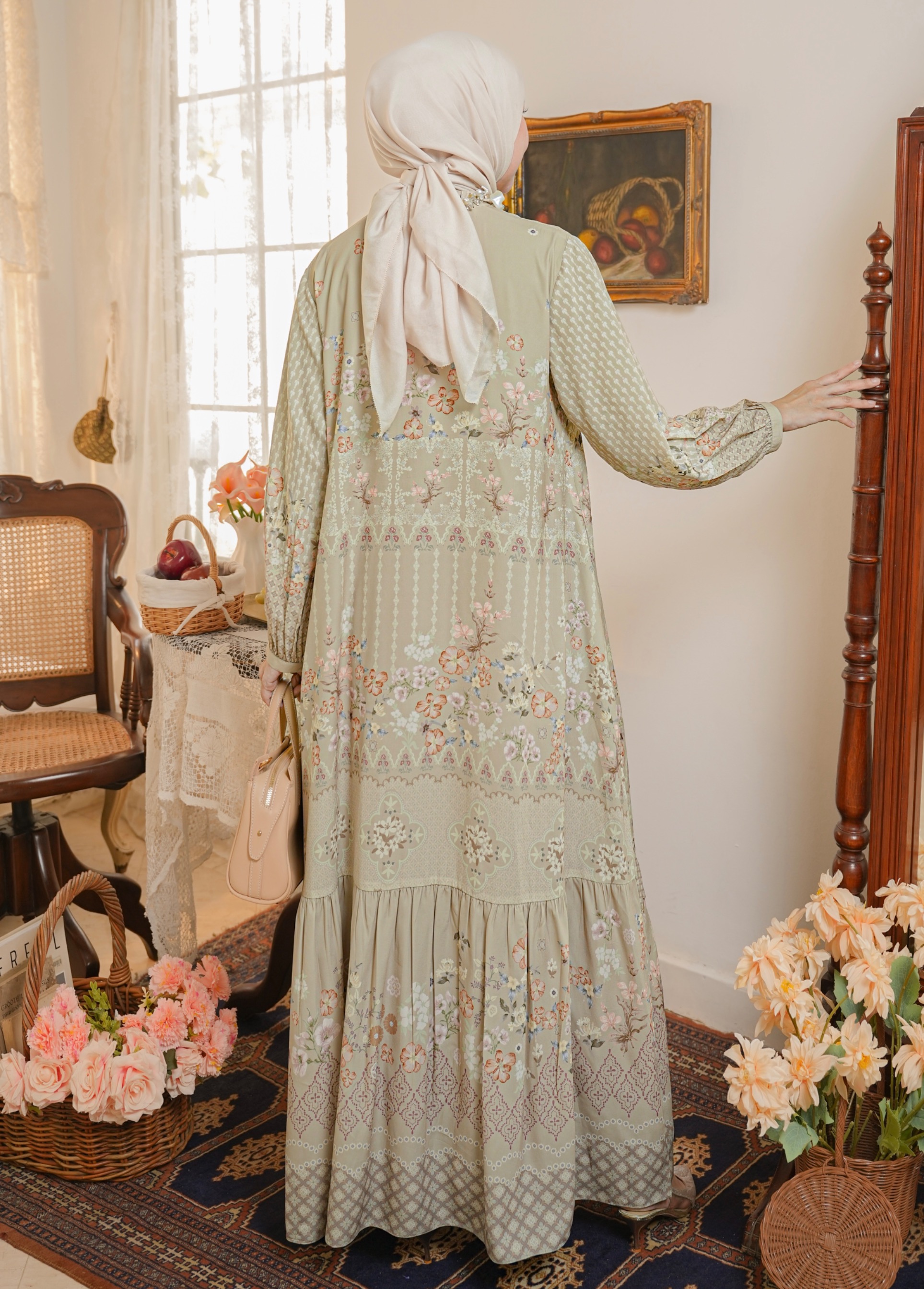 Aurelie Dress Sage