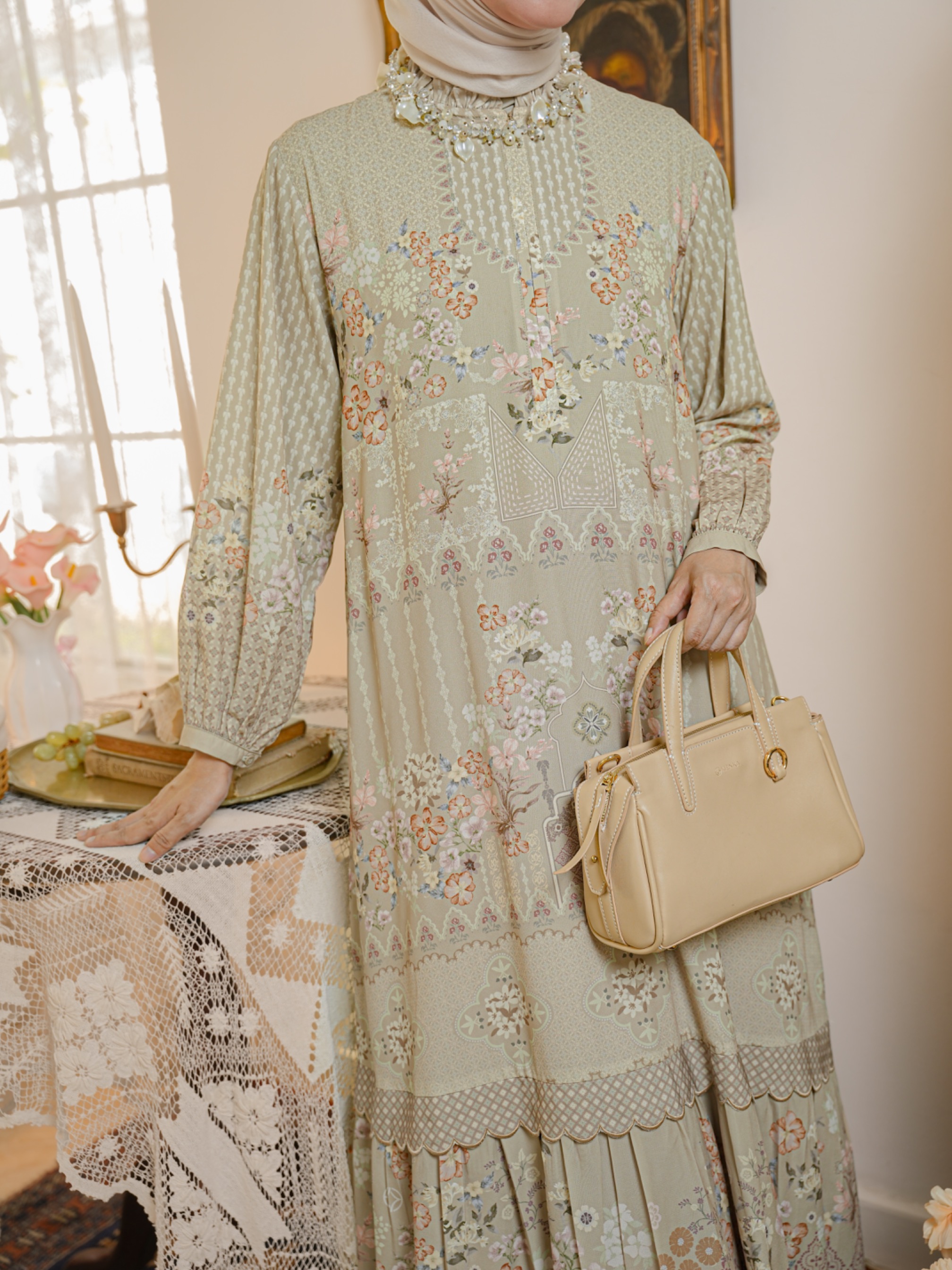 Aurelie Dress Sage