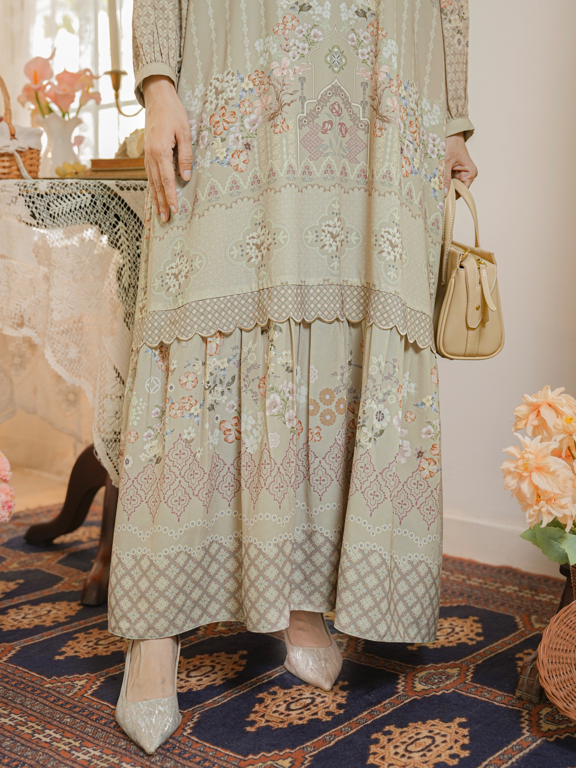 Aurelie Dress Sage