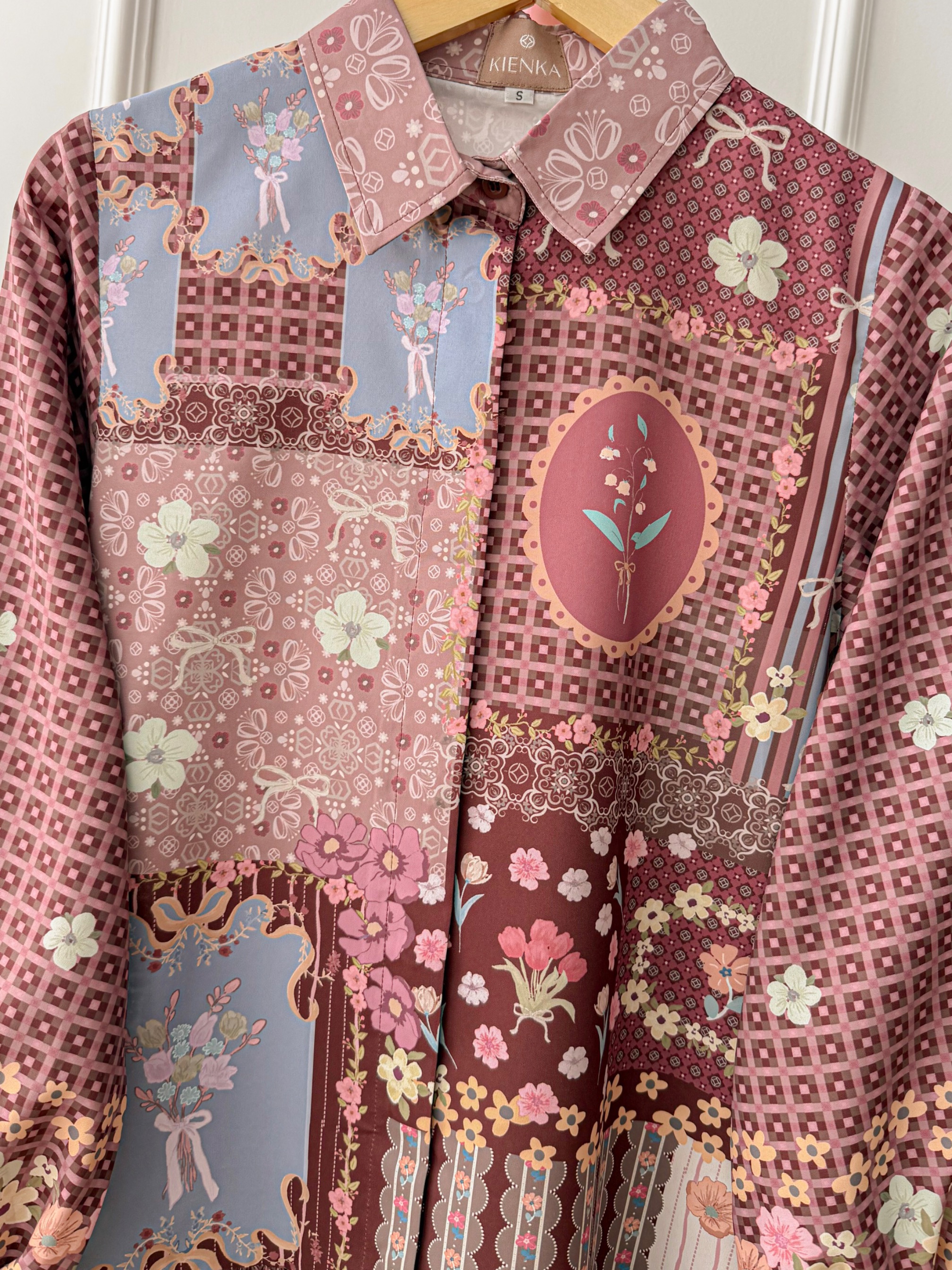 Azalea Blouse Burgundy