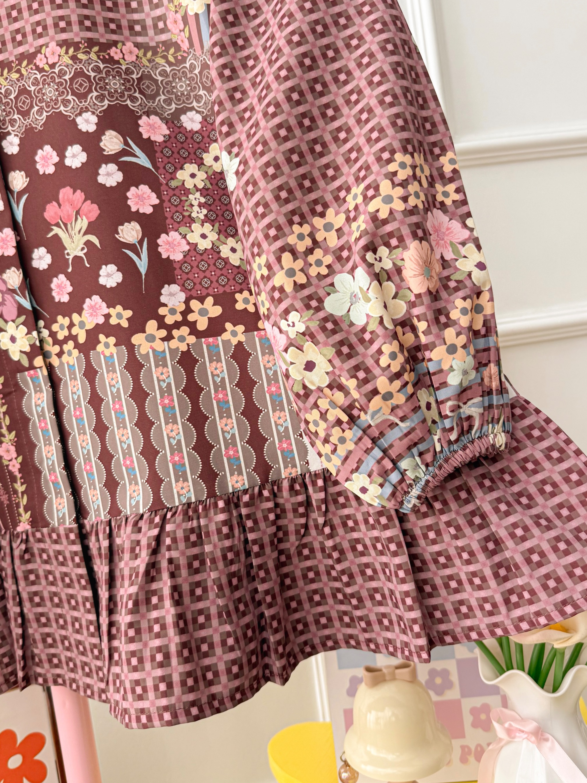 Azalea Blouse Burgundy