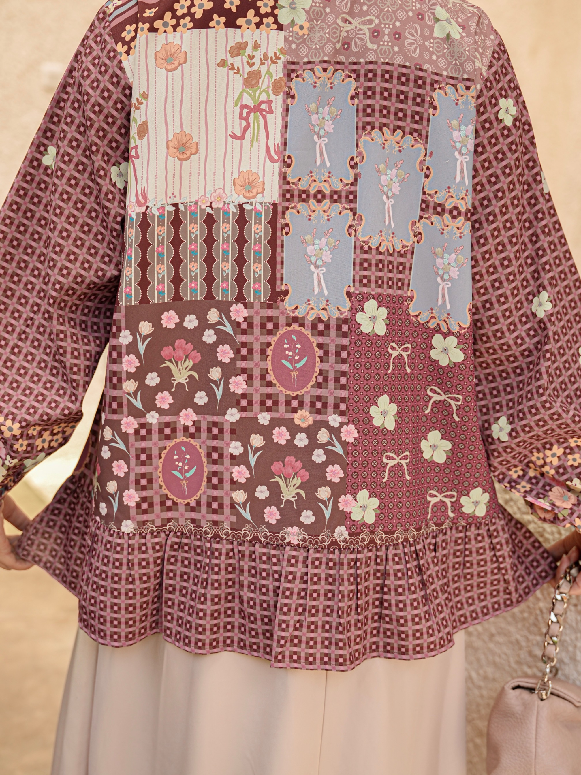 Azalea Blouse Burgundy