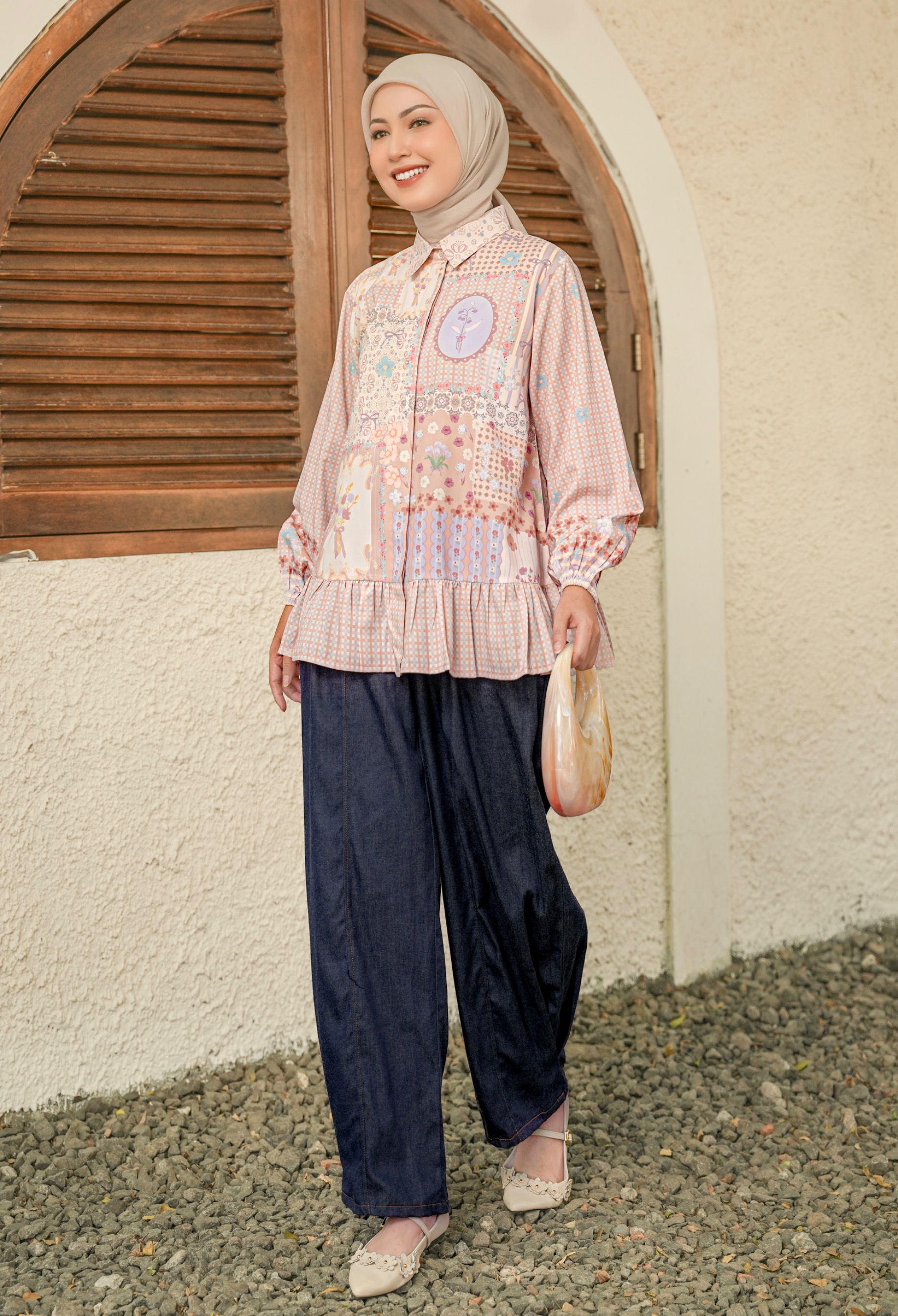 Azalea Blouse Nude
