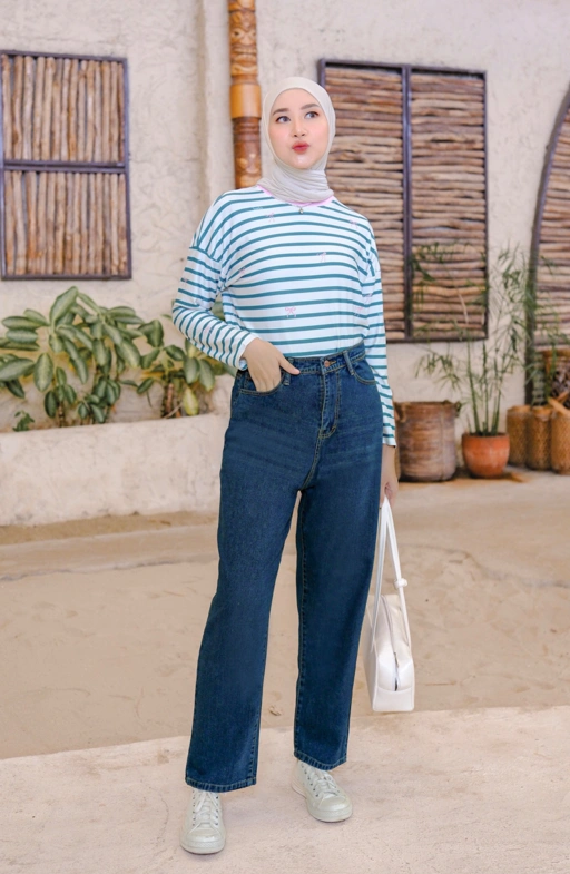 Image of Enzy Jeans Dark Denim