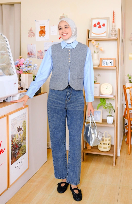 Image of Enzy Jeans Light Denim