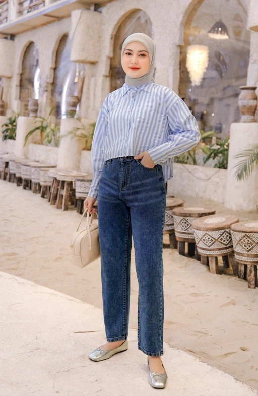 Image of Enzy Jeans Medium Denim