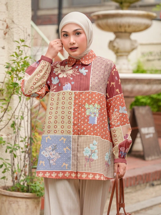 Seiya Blouse Terracotta