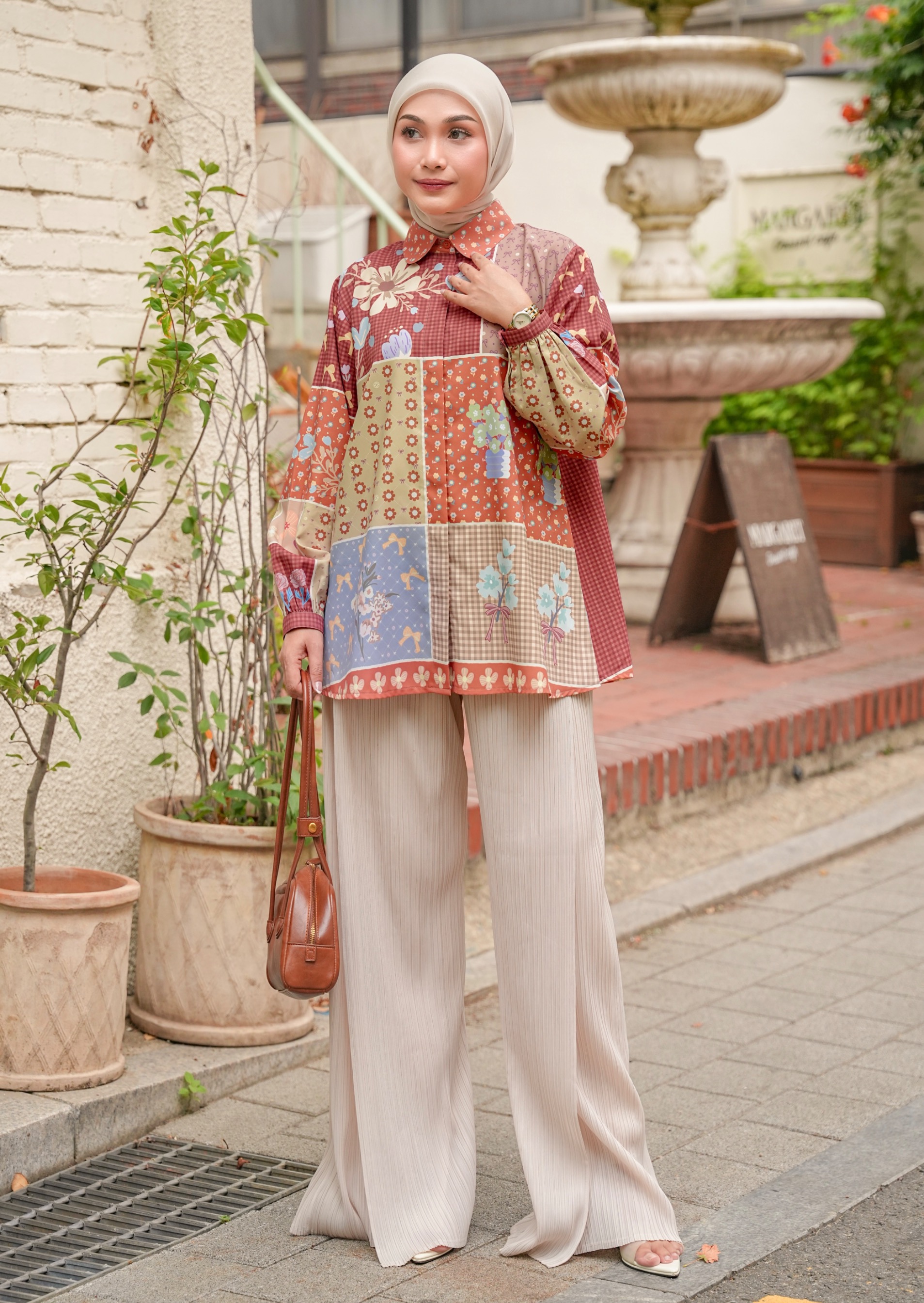 Seiya Blouse Terracotta