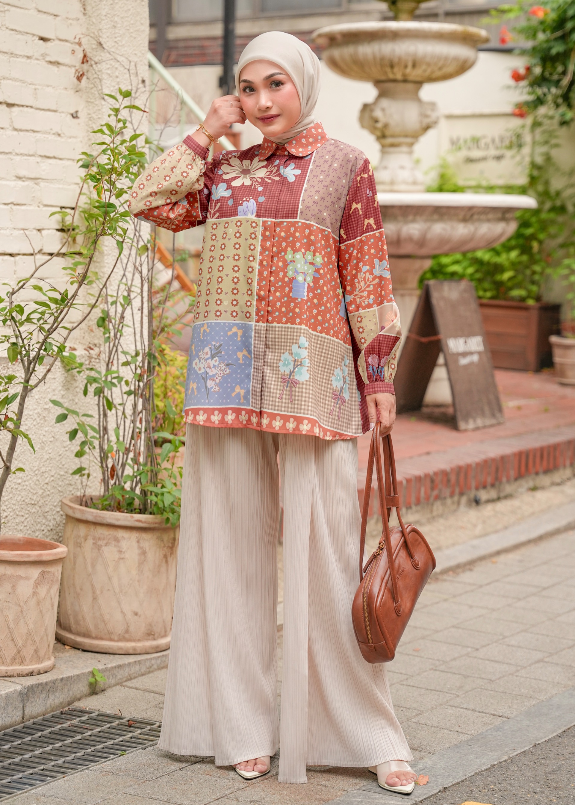 Seiya Blouse Terracotta
